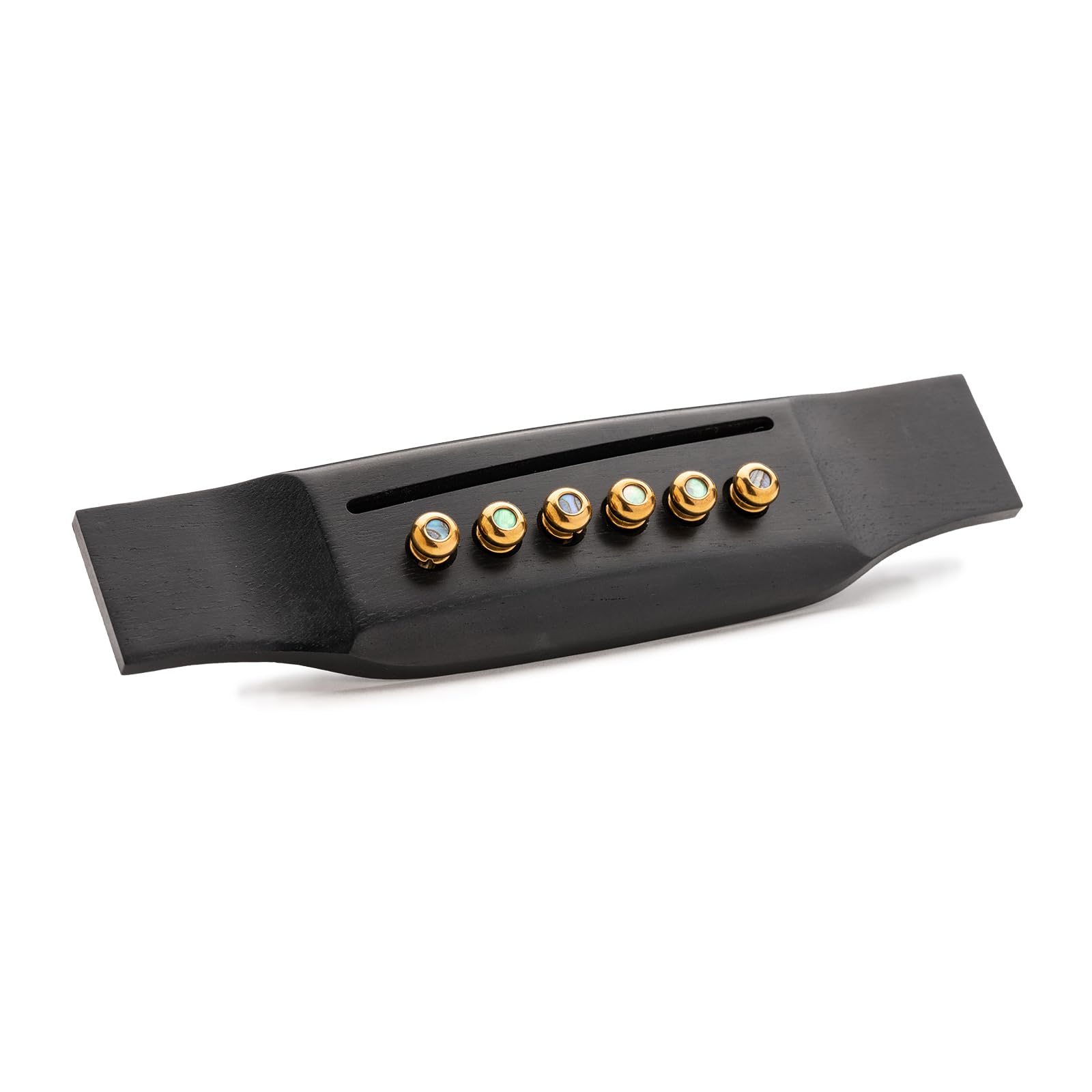 Martin Guitar LUXE Acoustic Guitar Bridge Pins Set - Gold with Pearl Inlay (6 Pins) | Premium Replacement for Martin & Other Acoustic Guitars | Perfect for String Changes & Guitar Maintenance