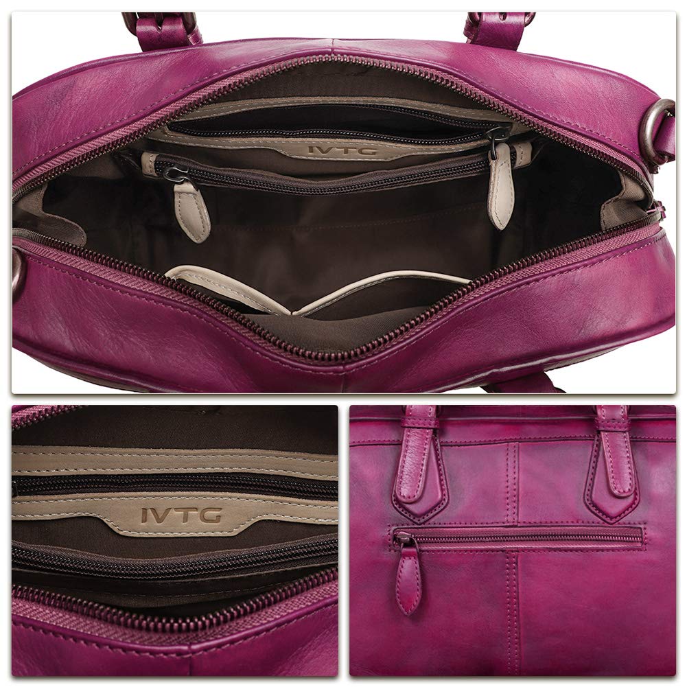 Genuine Leather Handbag for Women - Fashionable Top Handle Purse, Satchel & Shoulder Bag with Adjustable Strap | Perfect for Work, Travel & Everyday Use