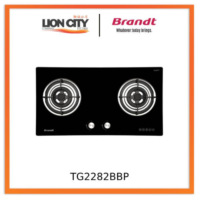 Brandt TG2282BBP 2-Burner Built-In Gas Hob with Battery Ignition - Perfect for Modern Kitchens, Apartments & Outdoor Cooking