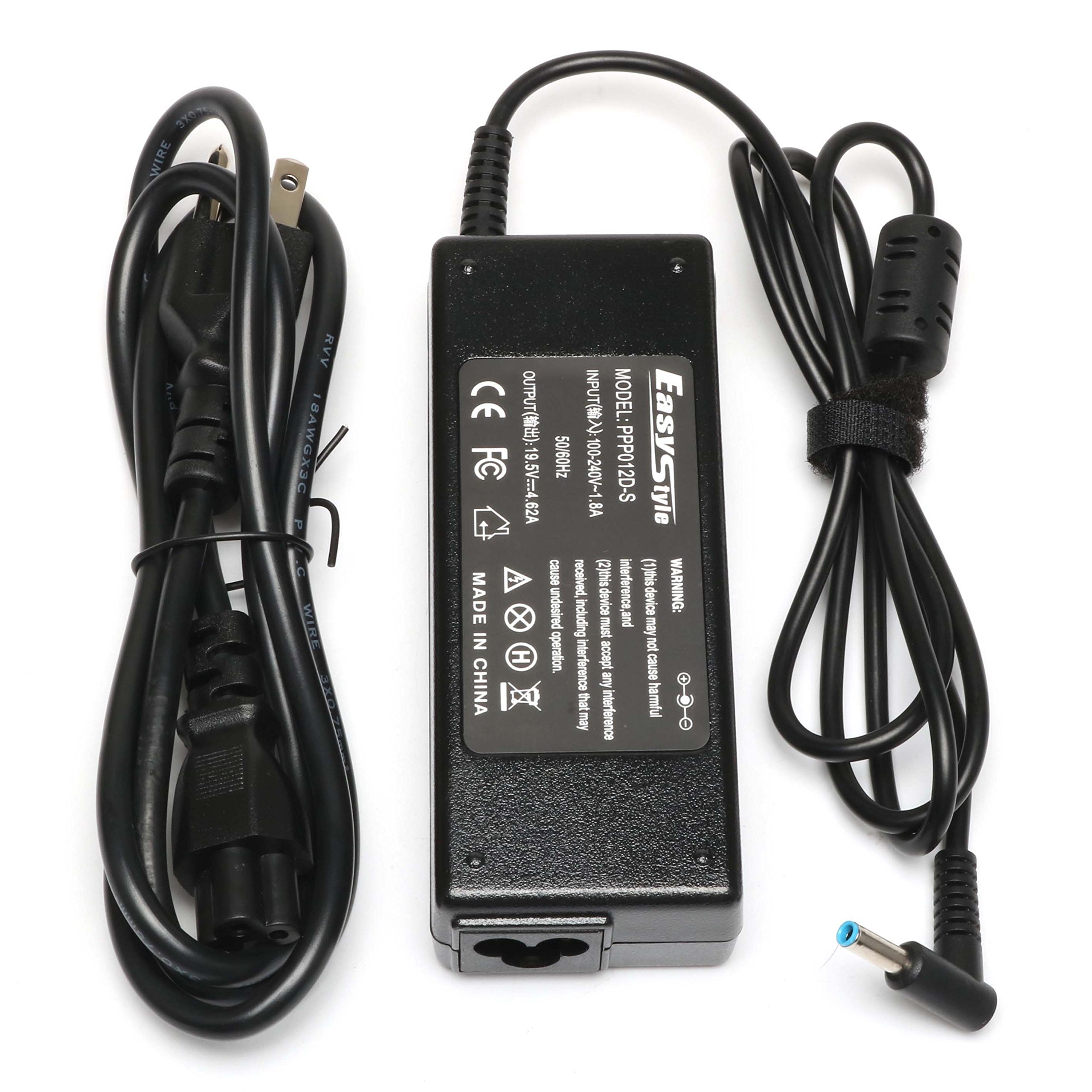 90W AC Adapter Laptop Charger for HP Envy Touchsmart Sleekbook 15 17 M6 M7 Series & Envy X360 - Replacement Power Supply Cord - Perfect for Home, Office, and Travel Use