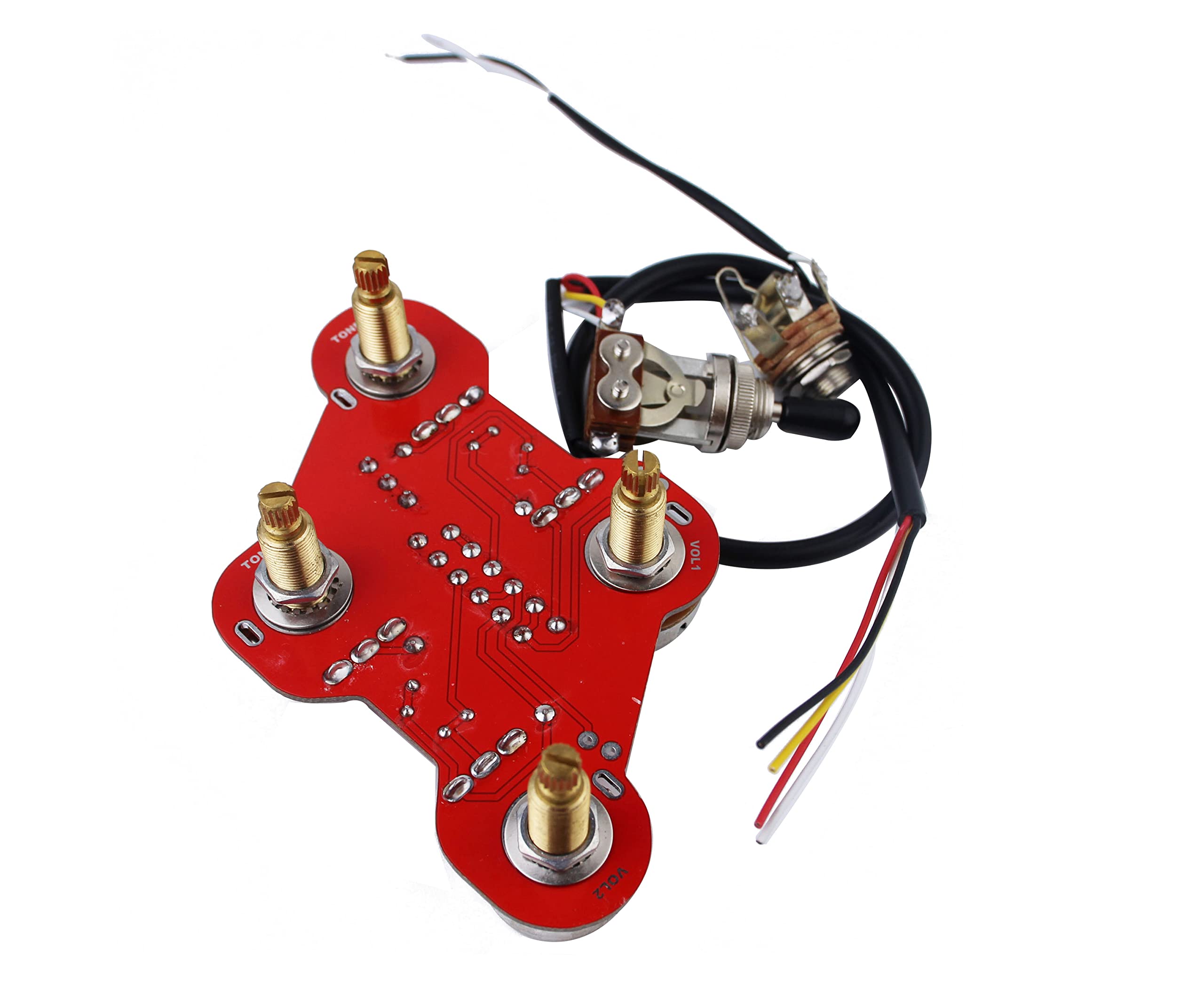 Guyker A500K Potentiometer - High Quality Circuit Board Connection Switch Jack for Guitar PREAMP | Perfect for DIY Guitar Effects Pedals & Amp Modifications