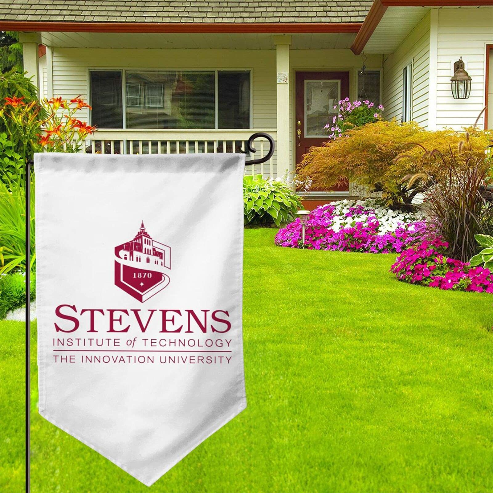 Stevens Institute of Technology Double Sided Garden Flag - Outdoor Indoor Home Yard Decor for College Alumni Fans, Perfect for Game Day, Graduation Gifts & School Spirit Displays