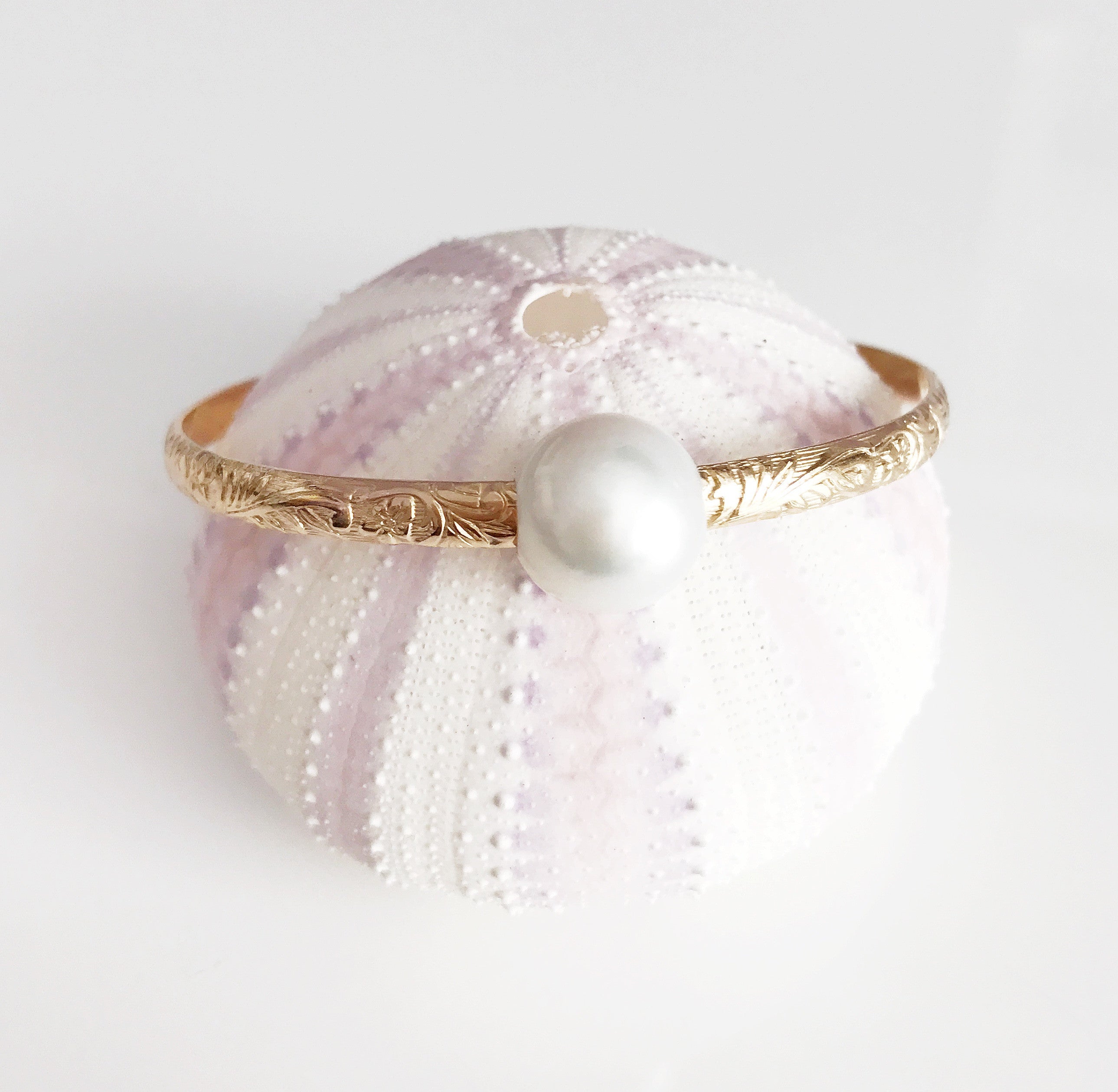 Elegant White Pearl Bangle Bracelet (B338) - Perfect for Weddings, Parties & Special Occasions