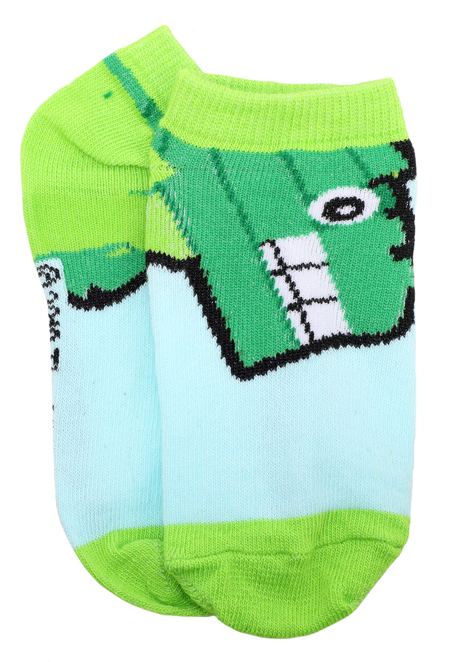 LEGO Boys' 8-Pack No-Show Character Socks - Medium (Shoe Size 9-2.5) | Fun Cartoon Socks for Kids, Teens & Adults | Perfect for School, Sports & Everyday Wear