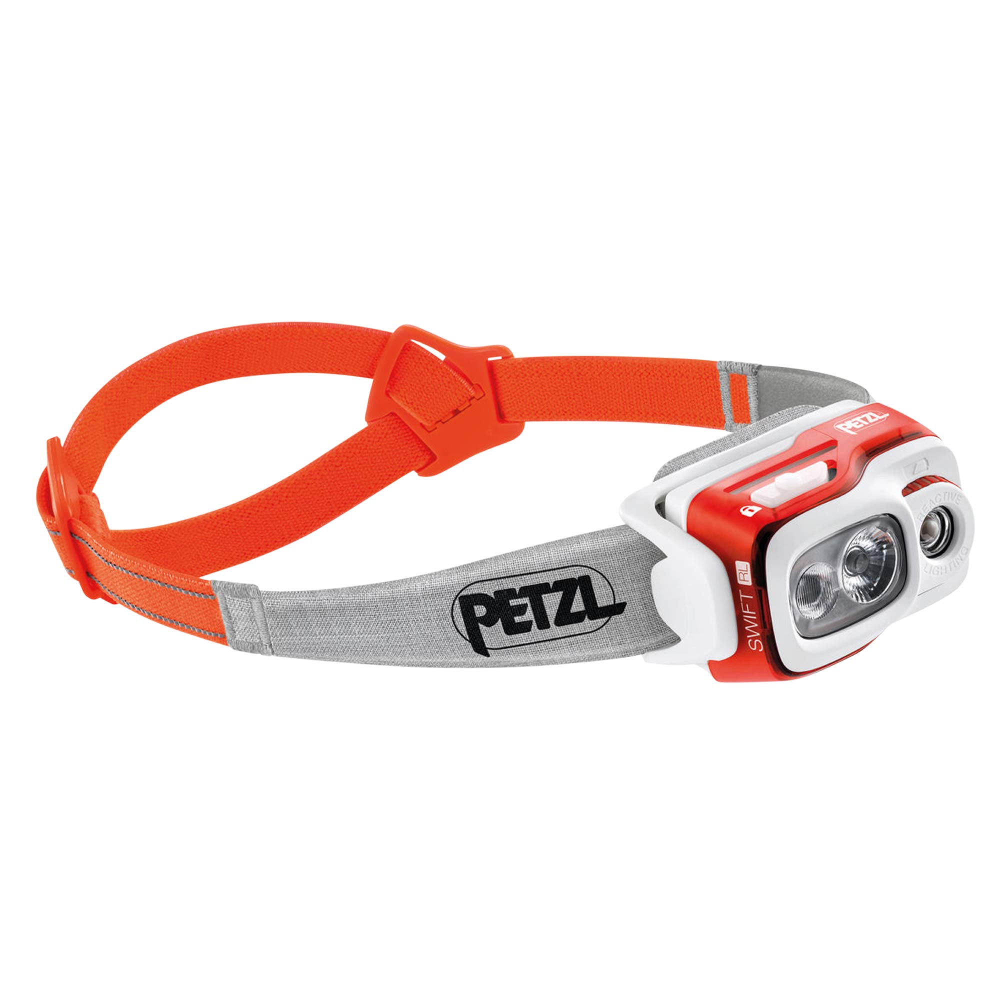 Petzl Swift RL Headlamp - Rechargeable LED Headlight for Running, Hiking & Camping - Hands-Free Lighting for Outdoor Adventures - SS20 Model