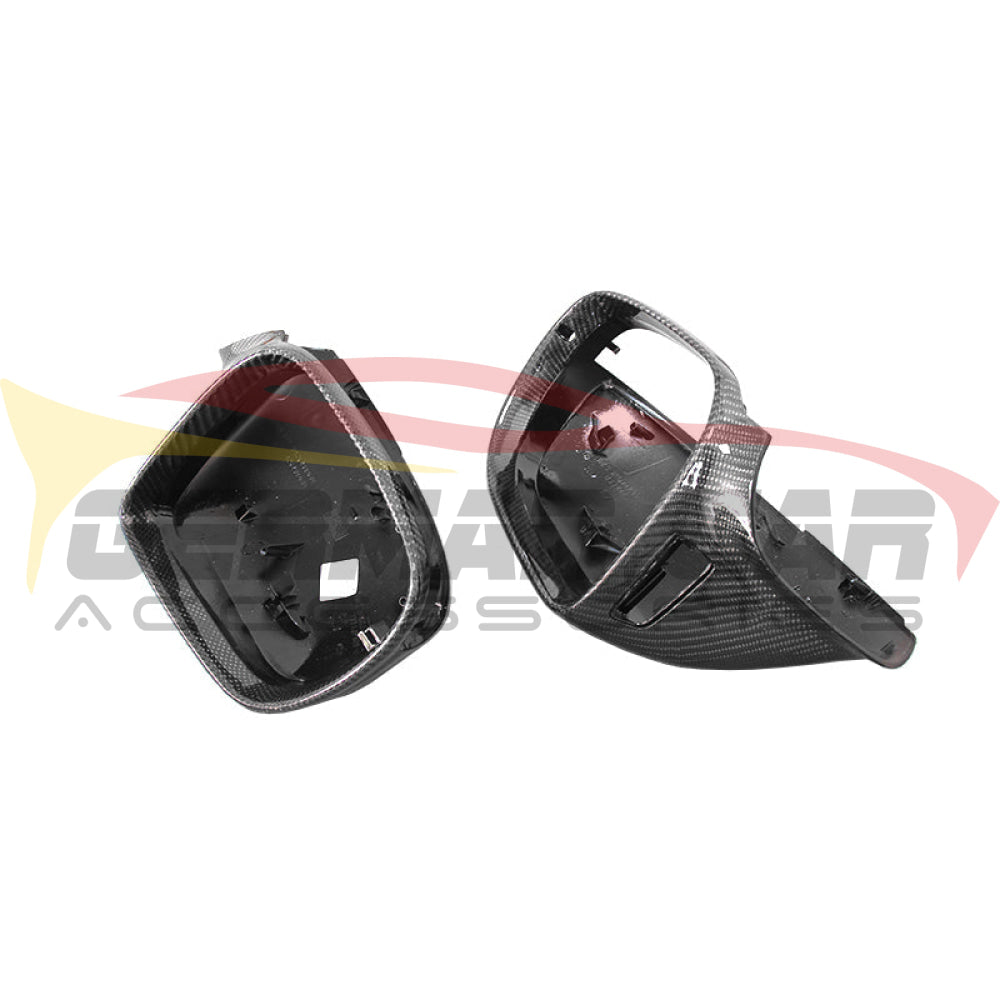 2009-2012 Audi Q5 SQ5 Carbon Fiber Mirror Covers | B8 Platform Replacement Parts | Enhance Style & Protection for Daily Driving & Car Shows