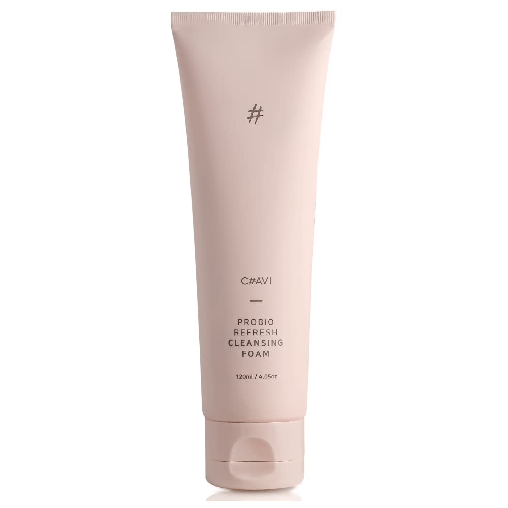 Probio Calming Korean Facial Cleansing Foam - Mild Refresh, Soft Moisturized Skin After Wash, 120ml/4.05oz | Gentle Daily Cleanser for Sensitive & Dry Skin, Perfect for Morning & Night Skincare Routine