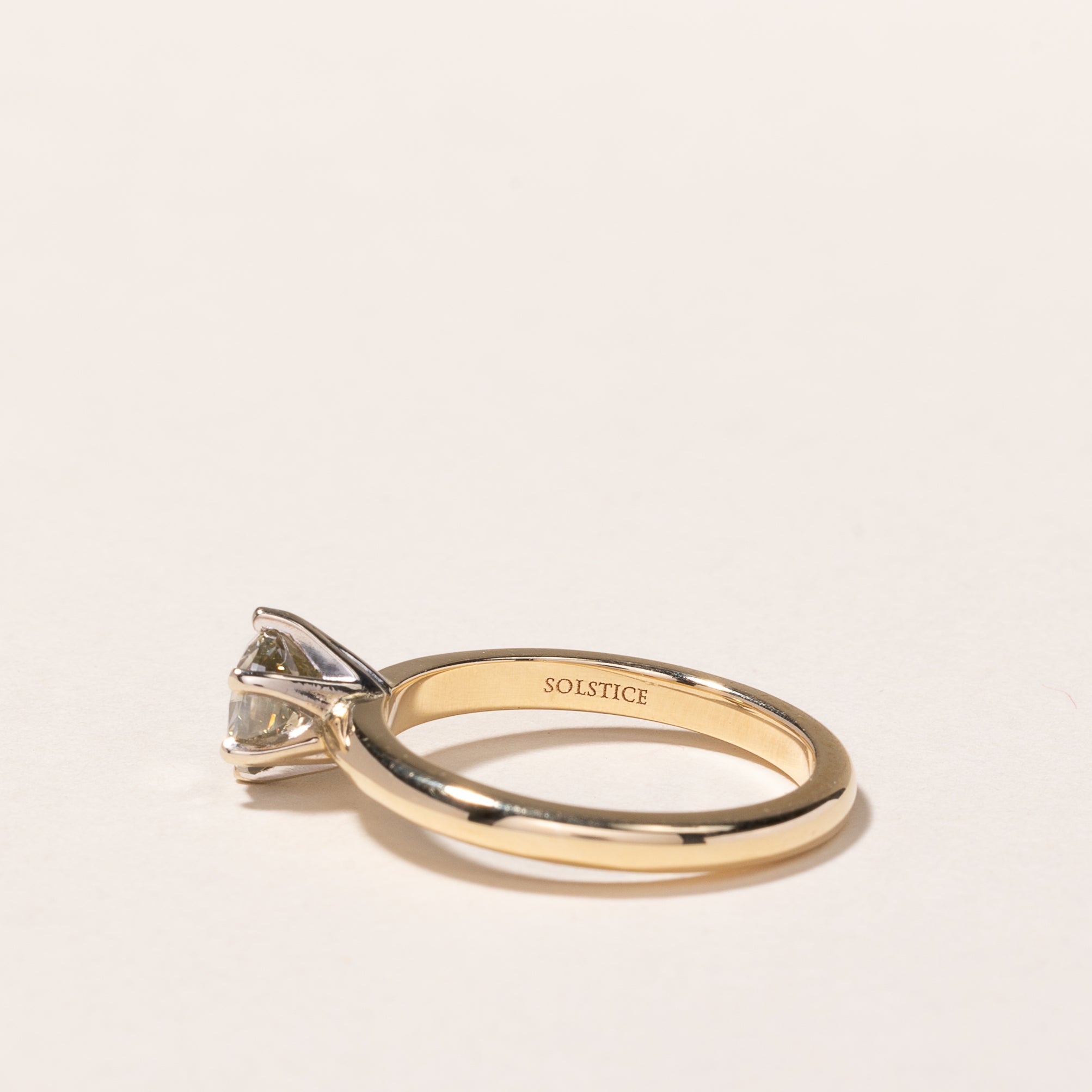 14K Yellow Gold Cushion Cut Diamond Ring - 0.43 Carat Solitaire Engagement Ring, Size 7 | Perfect for Proposals, Anniversaries & Special Occasions