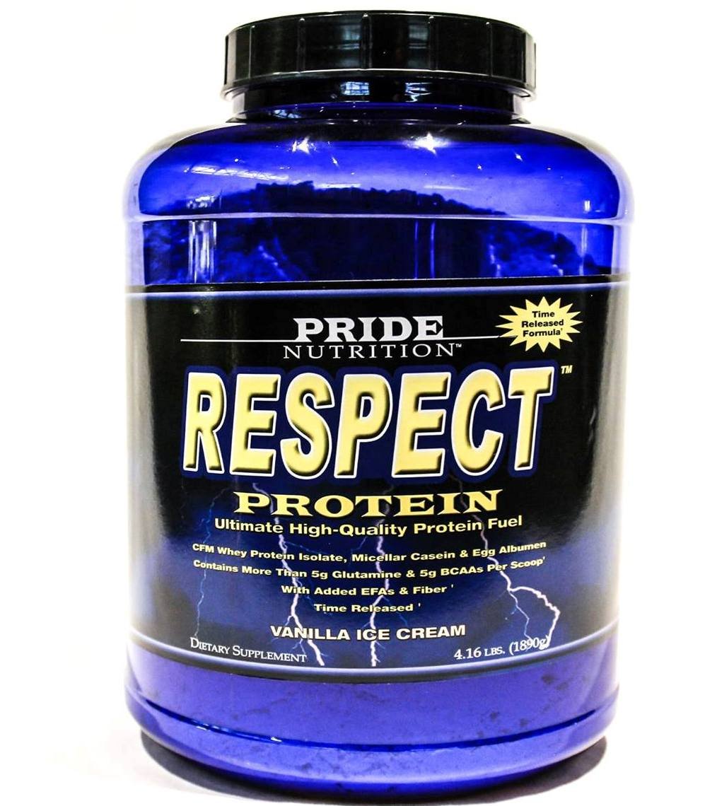 Respect Protein Vanilla Ice Cream Superfood Shake - 60 Servings Whey Protein Isolate & Micellar Casein with Flax & Fiber | Best Meal Replacement for Women & Men | Perfect for Post-Workout Recovery, Weight Management & Busy Lifestyles