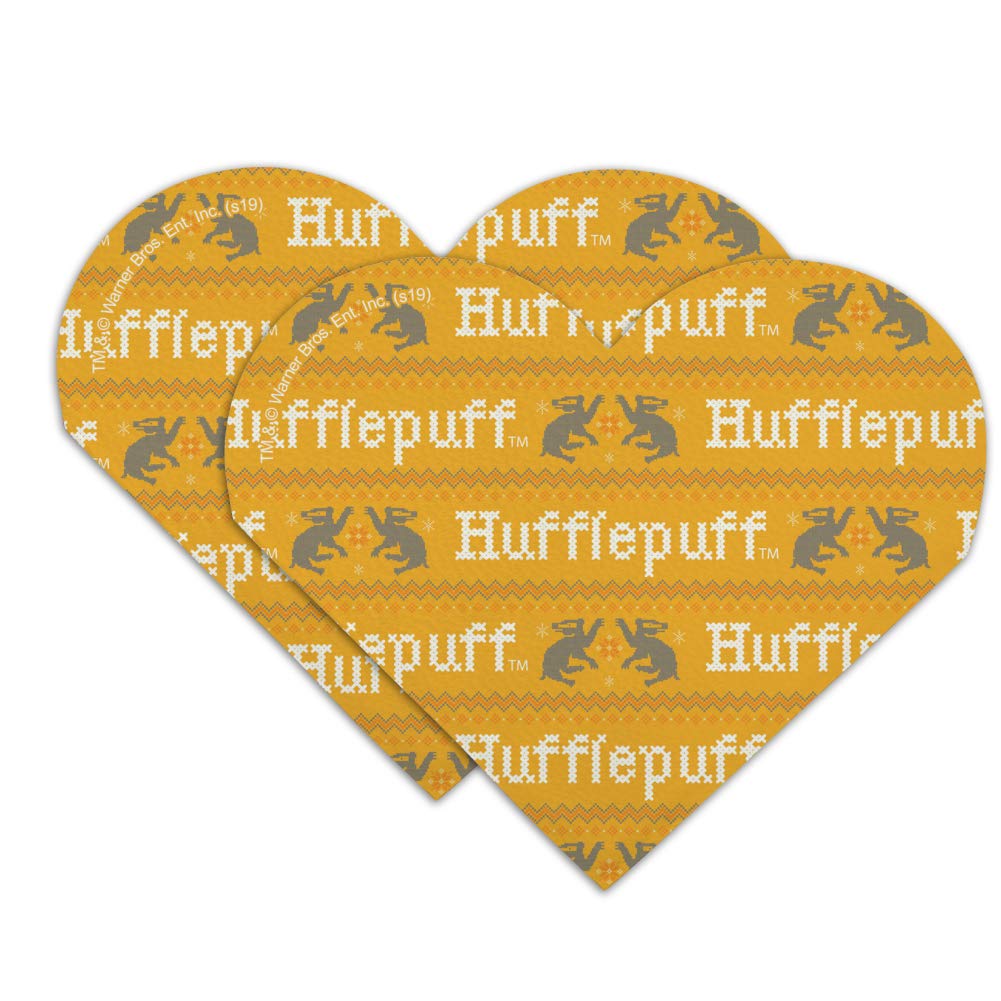 Harry Potter Hufflepuff Sweater & Faux Leather Bookmark Set - 2 Pcs, Hufflepuff House Themed Gift for Fans, Perfect for Cosplay, Reading & Potterhead Collections