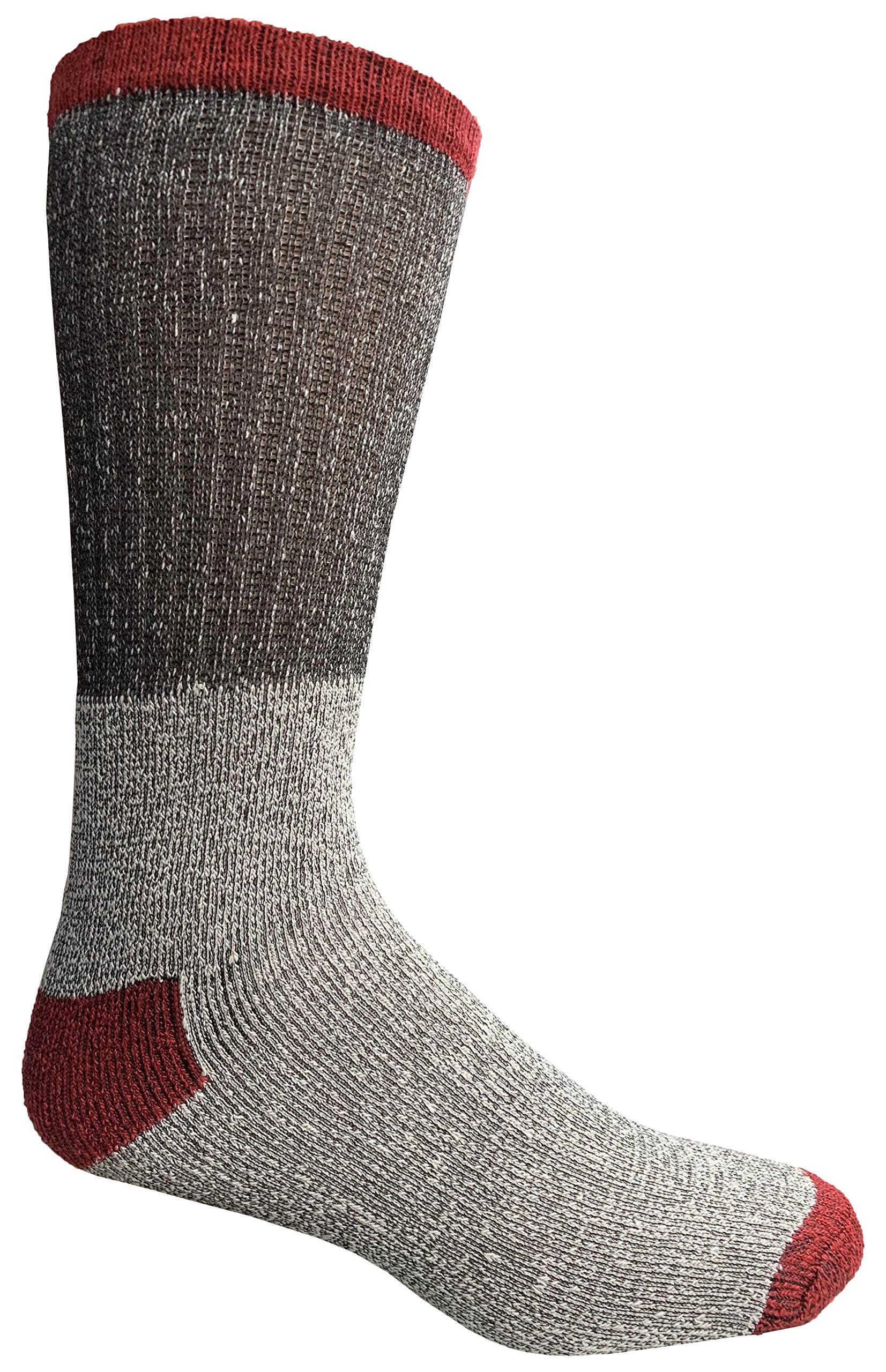 Yacht & Smith Women's Cotton Thermal Crew Socks - 6 Pack Warm Winter Boot Socks for Cold Weather - Perfect for Hiking, Skiing & Outdoor Activities