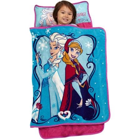 Disney Frozen Toddler Nap Mat - Soft Preschool Daycare Sleeping Mat for Kids, Waterproof & Portable - Perfect for Daycare, Preschool, Travel & Naptime