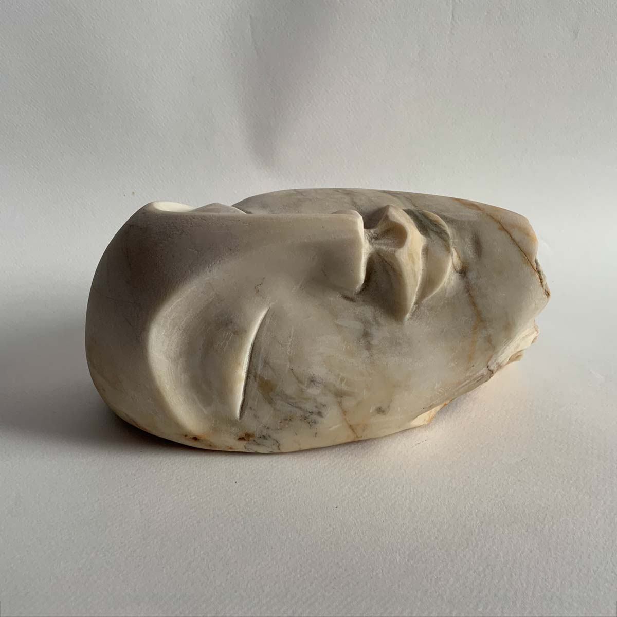 Elegant Pink Portugal Marble Sculpture - Handcrafted Home Decor for Living Room, Office & Garden
