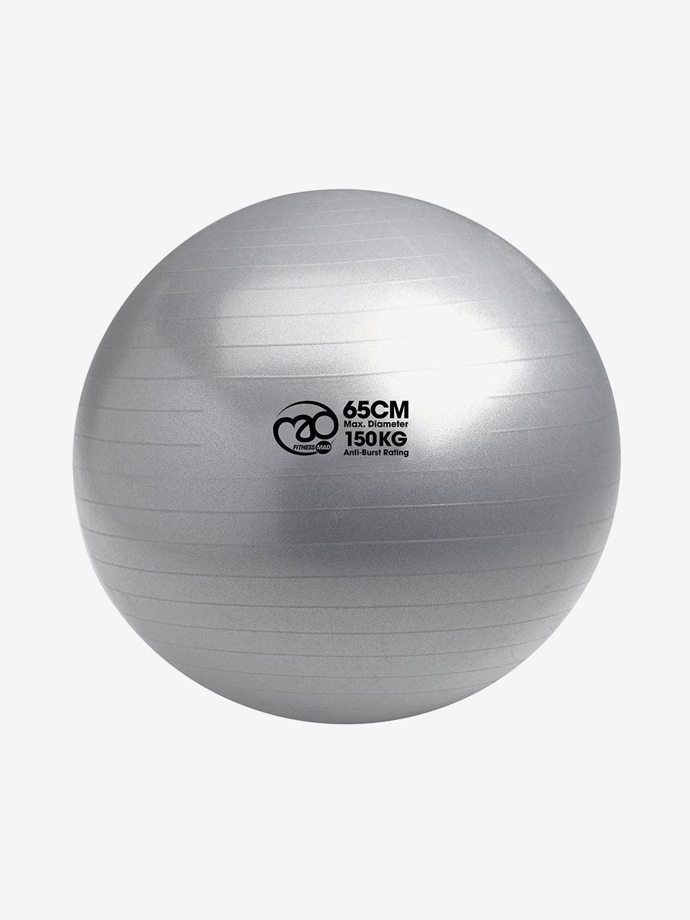 Yoga Mad 150kg Anti-Burst Swiss Exercise Ball with Pump - 65cm for Yoga, Pilates, Home & Gym Workouts