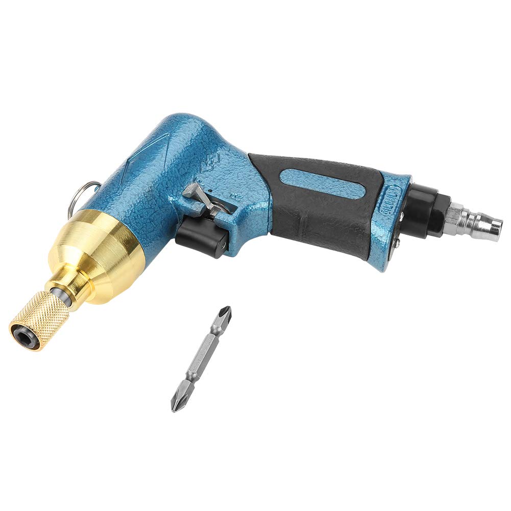 **Handheld Pneumatic Screwdriver - Portable, Non-Slip, Durable Air-Powered Screwdriver for Hardware Repair & Mechanical Manufacturing | Ideal for DIY, Automotive, and Industrial Use**