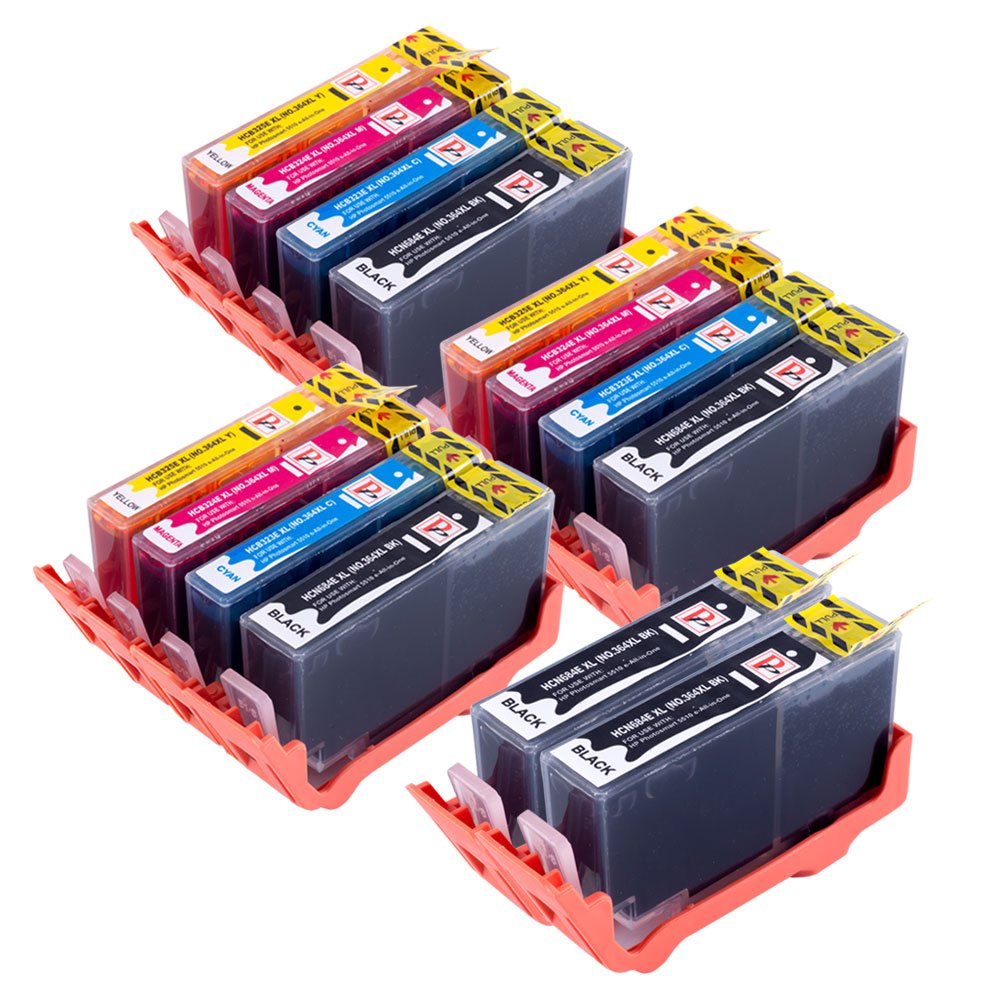8-Pack High Capacity HP 364 XL Compatible Ink Cartridges Replacement - Long-Lasting Printing for Home & Office Use
