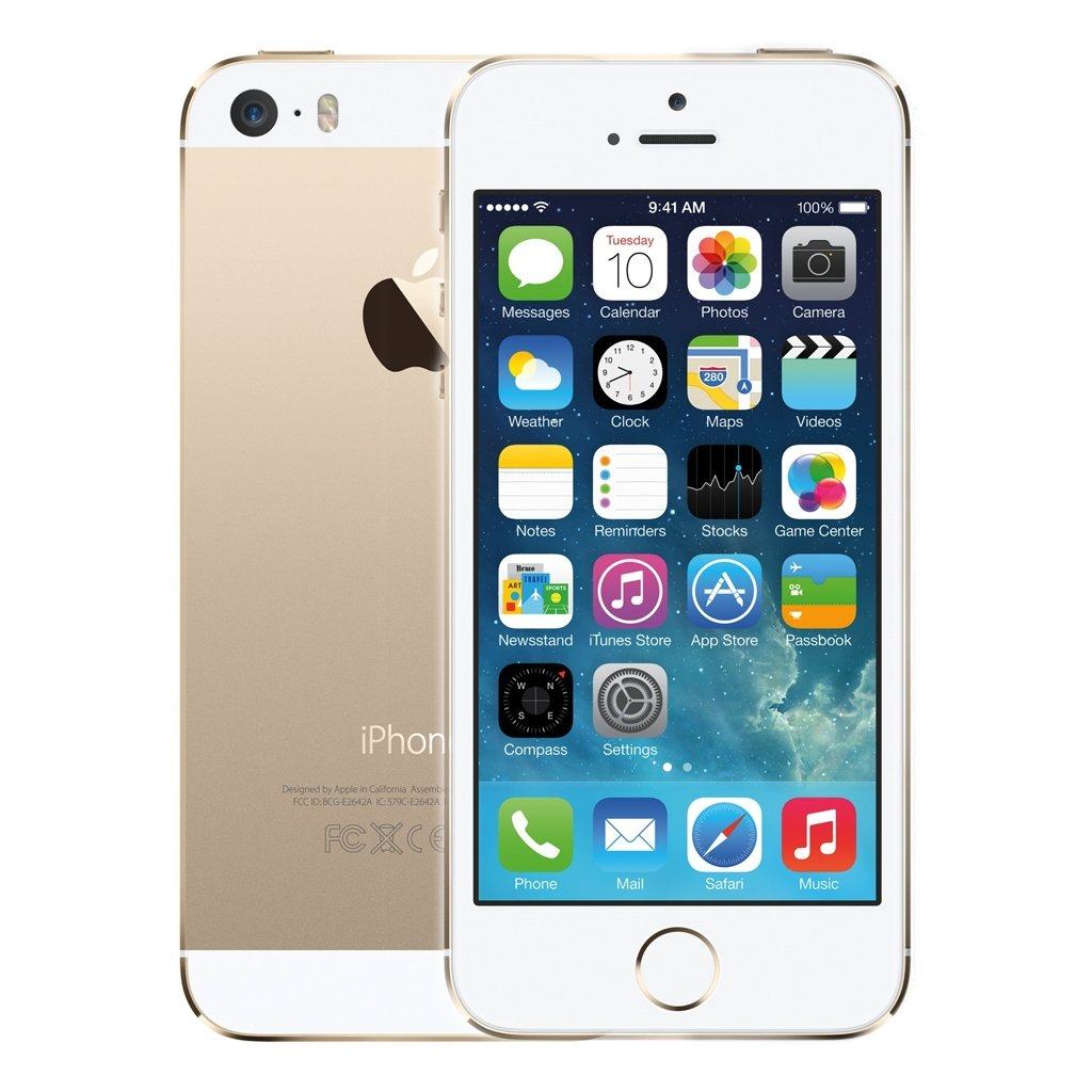 Apple iPhone 5S 16GB/32GB/64GB Unlocked Smartphone - 4G LTE, Touch ID, iOS - Perfect for Business, Travel & Everyday Use