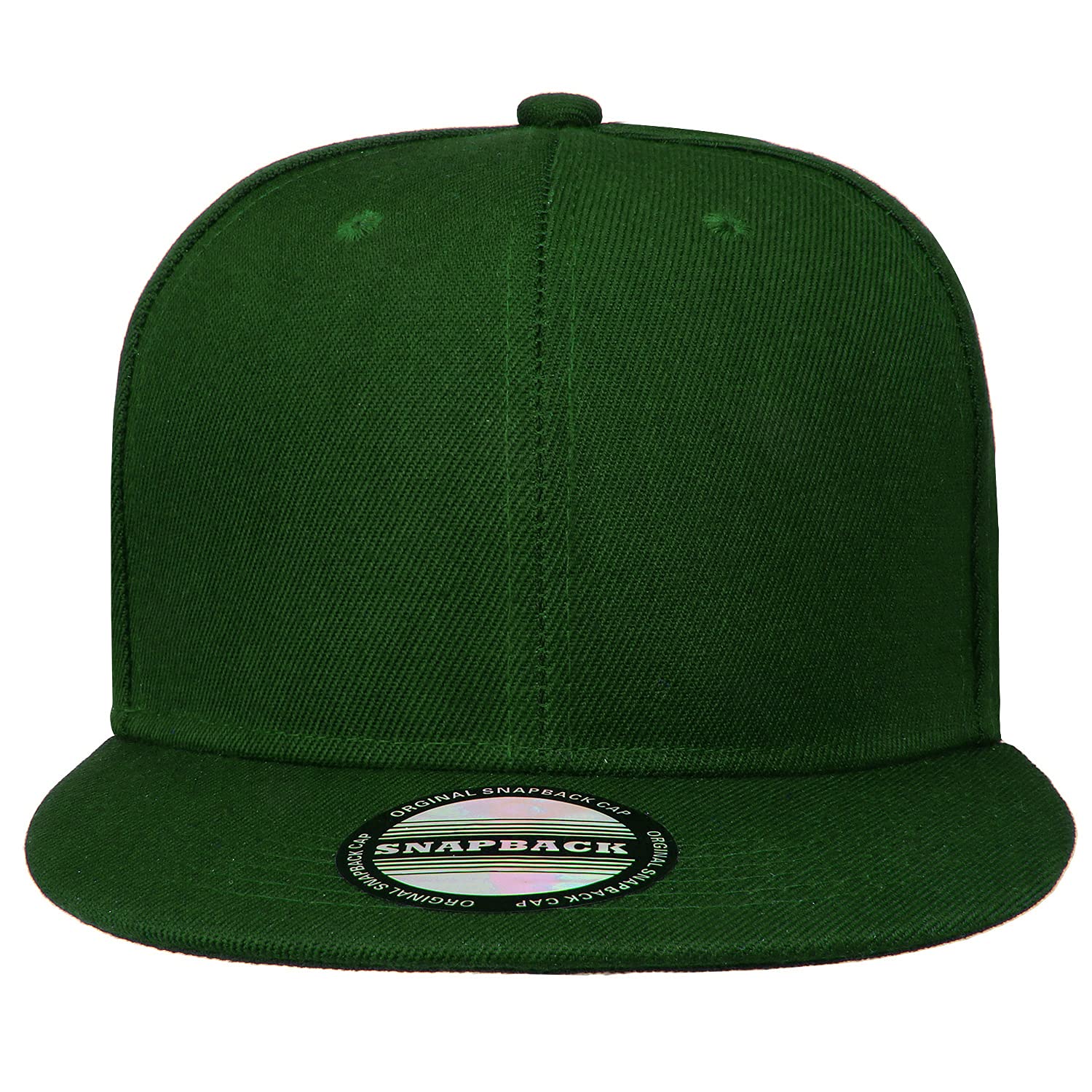 Falari 2-Pack Classic Snapback Hats - Adjustable Flat Bill Blank Solid Color Baseball Caps for Men & Women | Hip Hop Streetwear, Casual Outfits, Sports Events