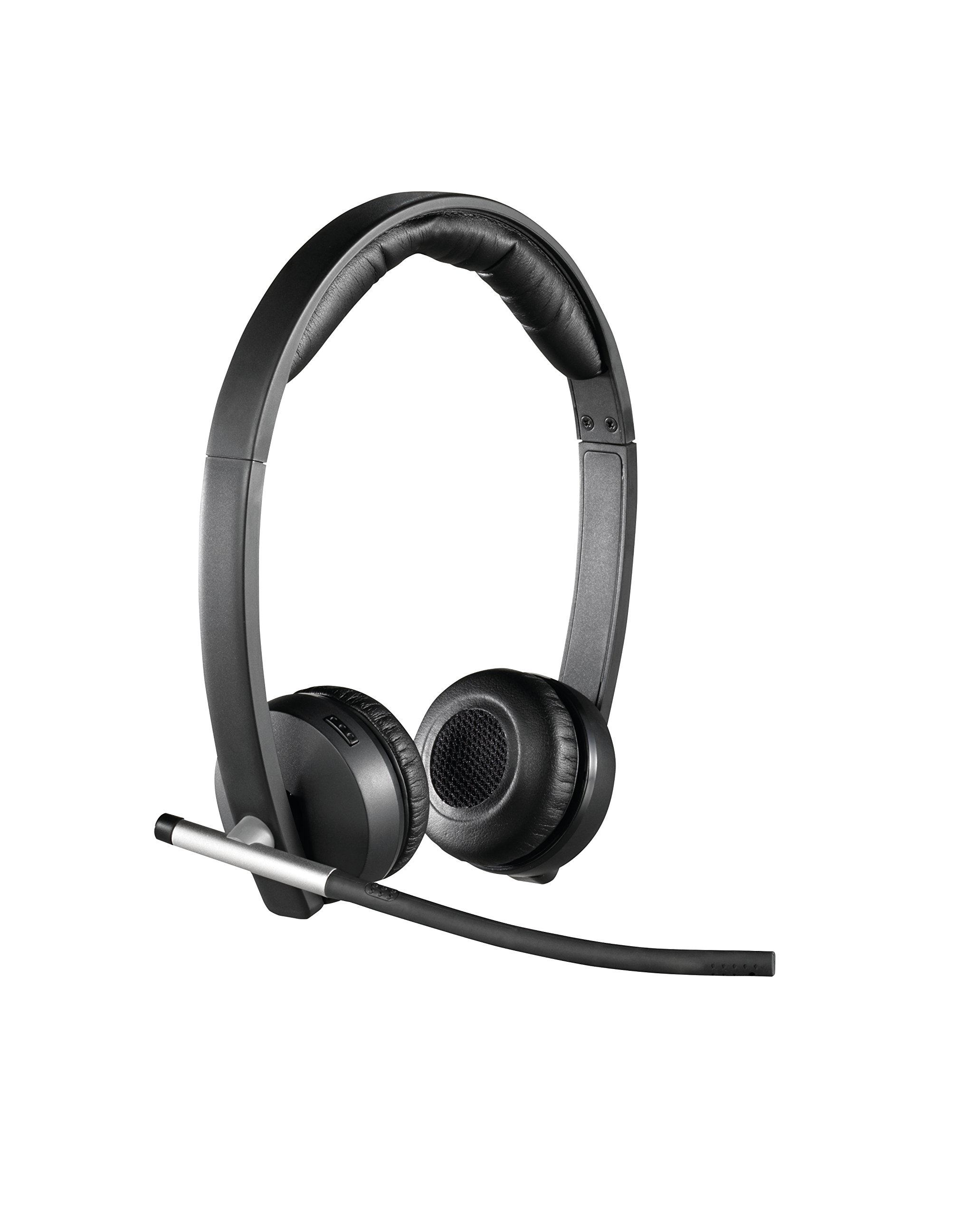 Renewed Plantronics H820e Wireless Headset - Noise-Canceling Bluetooth Headset for Office, Call Center & Remote Work