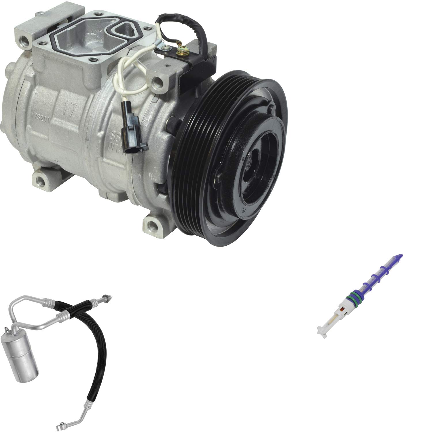 High-Quality A/C Compressor and Component Kit (No Oil or Seals) - Perfect for Car AC Repair & Maintenance | Compatible with Multiple Vehicle Models
