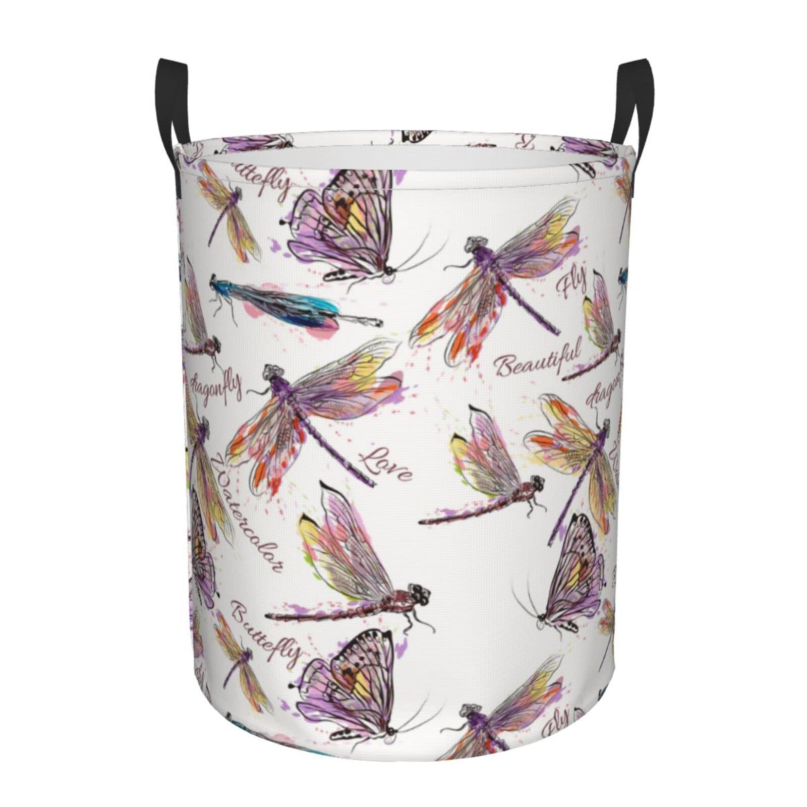 YINSING Collapsible Laundry Basket with Handle - Waterproof Fabric Hamper for Clothes, Toys & Storage | Foldable Organizer Bin for Bathroom, Bedroom & Dorm | Portable Dirty Clothes Hamper for Home & Travel Use