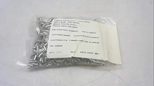Raltron R38 32.768kHz Tuning Fork Crystal - 1000pcs Bulk Pack for Watches, Clocks & Electronics | High Precision Quartz Crystal Oscillator | Industrial & Consumer Electronics Applications