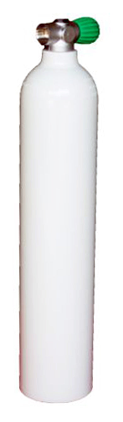 BTS 3 Liter 232 Bar Black Luxfer Aluminum Scuba Diving Cylinder with Nitrox Rebreather Valve - Perfect for Technical Diving and Cave Exploration (Model S16216510)