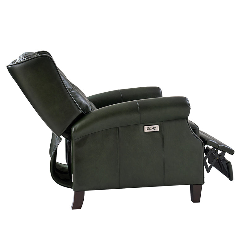 Premium Ruben Buttery Soft Leather Power Recliner Chair - Ergonomic Living Room Furniture for Relaxing, Watching TV & Napping