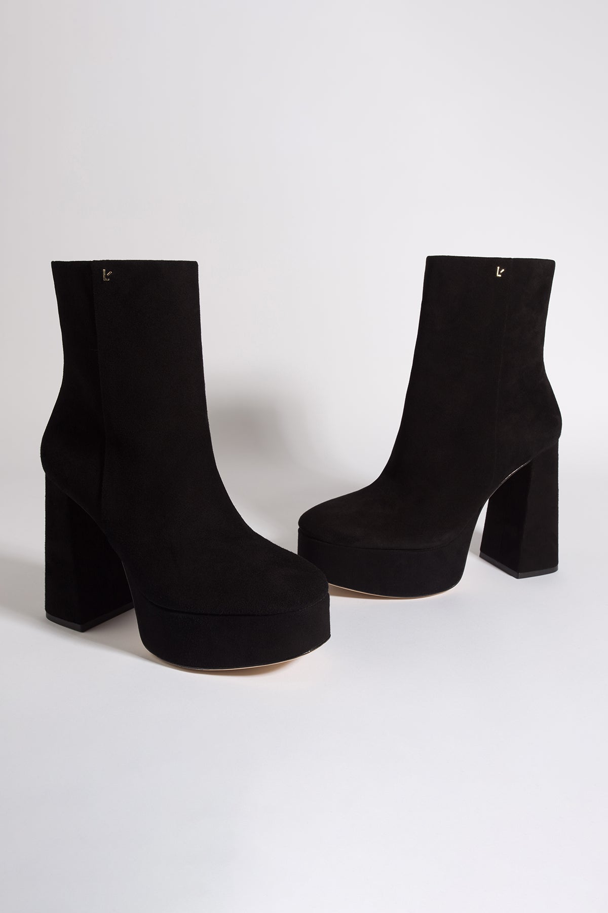 Black Suede Dolly Boots for Women - Stylish & Comfortable Ankle Boots for Casual Wear, Office & Night Out