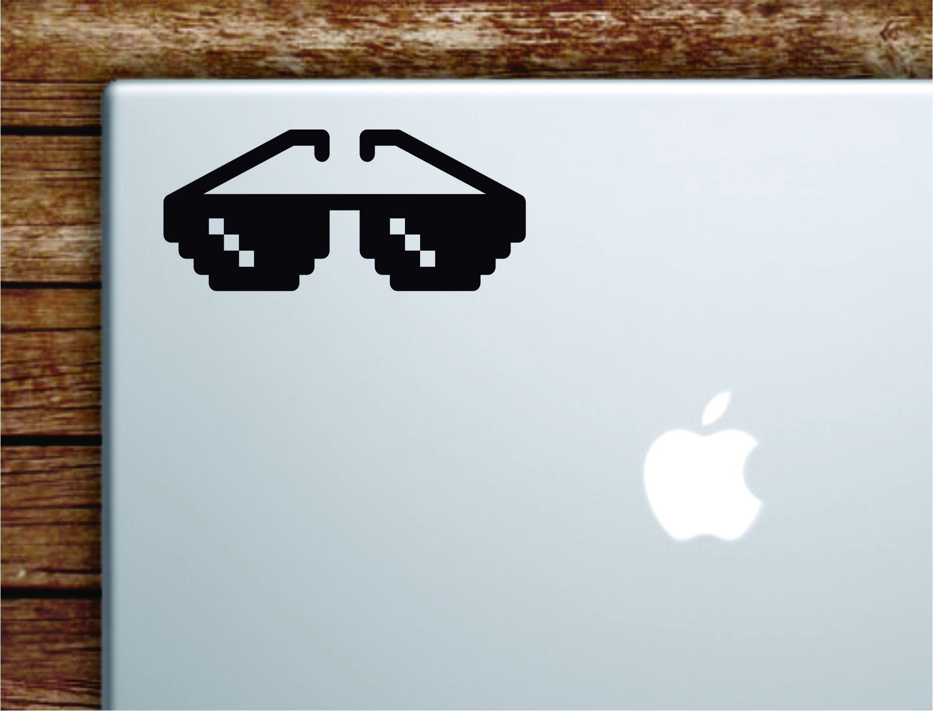 Boop Decals Pixel Sunglasses Vinyl Stickers - Funny Inspirational Quote Decals for Laptop, MacBook, Car, Wall - Cute Teen & Kids Room Decor - Perfect for School, Office, and Home Decoration