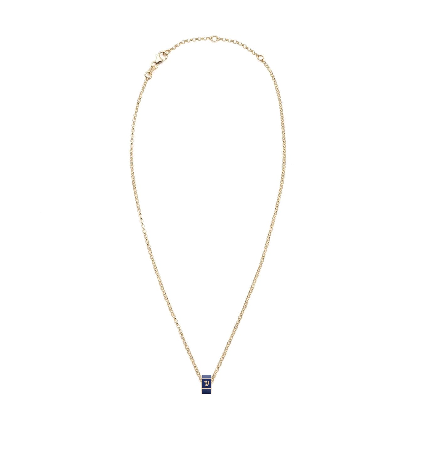 Custom Faceted Heartbeat Pendant Necklace - Blue Cubic Zirconia Fine Clip Chain for Women | Perfect for Valentine's Day, Anniversary Gifts & Romantic Date Nights