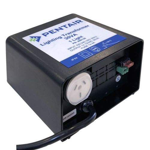 Pentair 12VAC 30VA Single Output Transformer for Pool & Landscape Lighting | Waterproof Low Voltage Power Supply for Outdoor Fountain, Garden & Pond Features