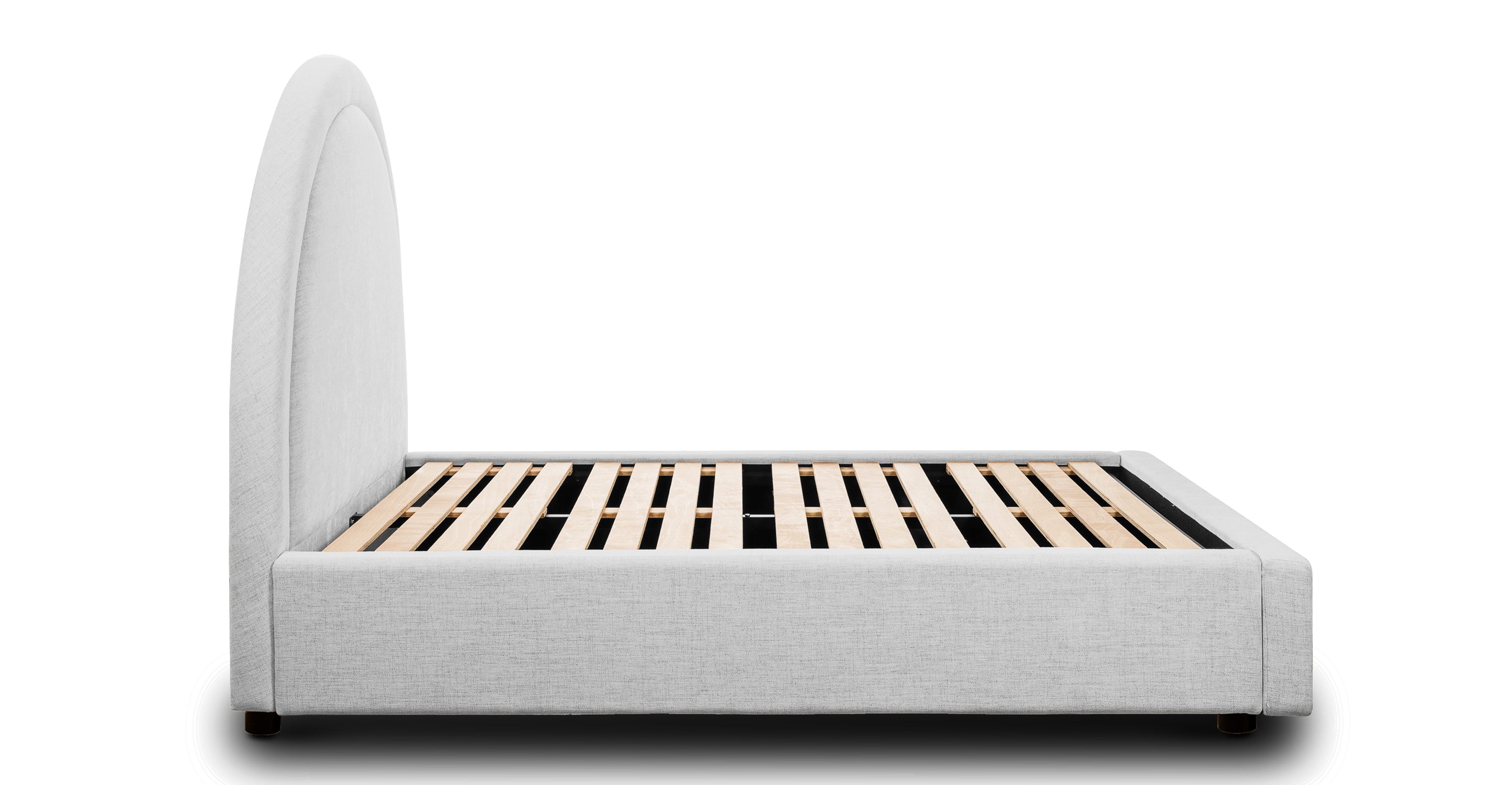 Luna Storage Bed with Underbed Drawers - Queen Size Platform Bed Frame with Hidden Storage for Small Spaces - Perfect for Bedroom, Guest Room, and Apartment Organization