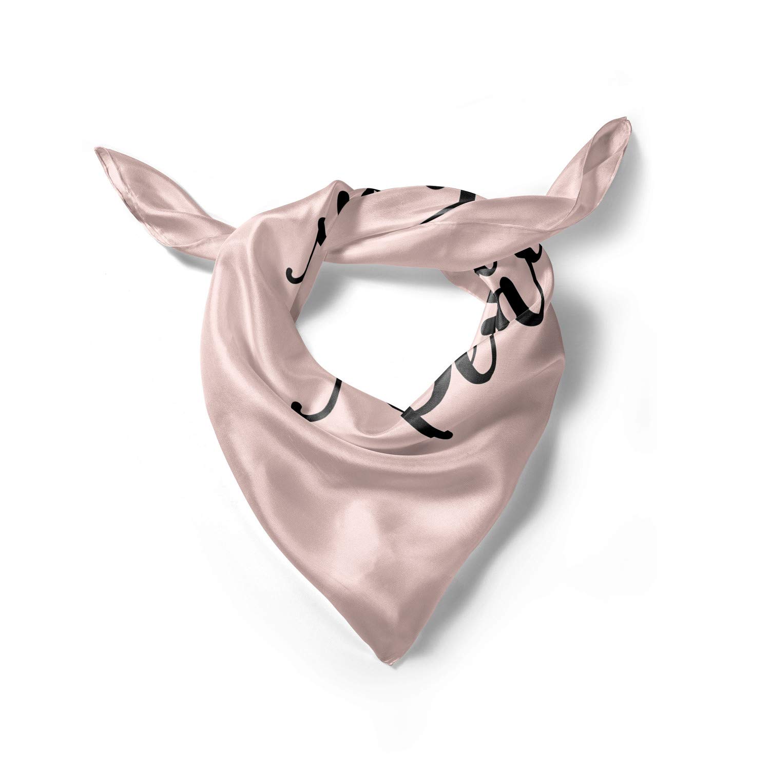 Ambesonne Fruit Headscarf - 'You're a Peach' Typography Hijab Scarf for Women | Soft Cotton Hair Wrap, Summer Beach Accessory, Muslim Fashion, Gift Idea