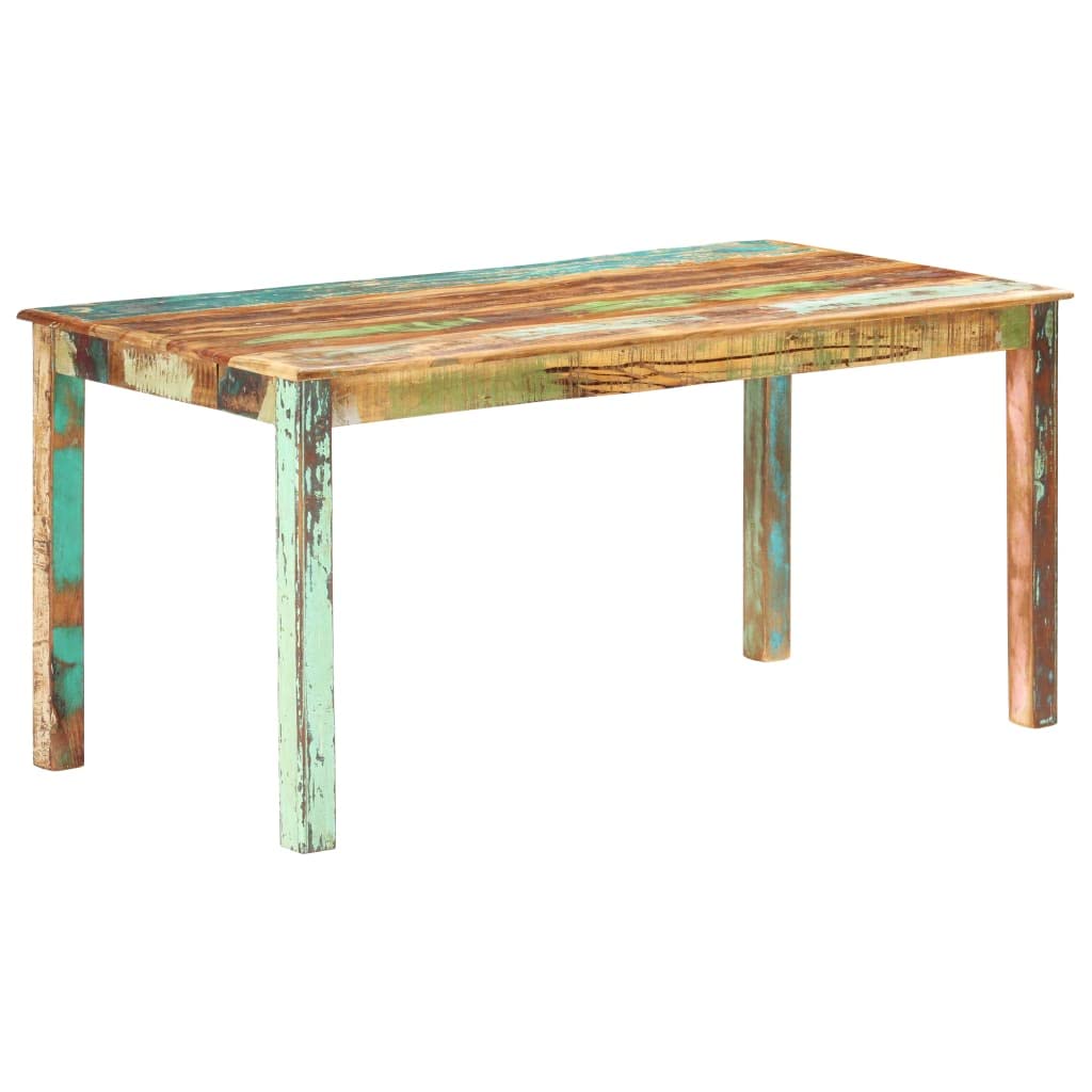 Solid Reclaimed Wood Dining Table 63