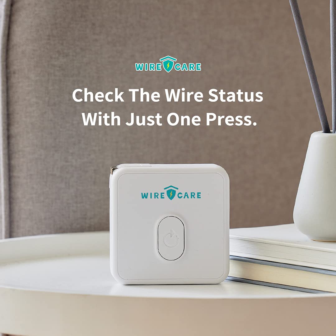 Brook Livin WIRECARE Plug-in Outlet Tester with 3-Color LED Indicator - Electrical Socket Tester for Home Safety | Prevent Fire Hazards & Check Wiring Health | Ideal for Home Inspection, DIY Electrical Testing & Safety Maintenance