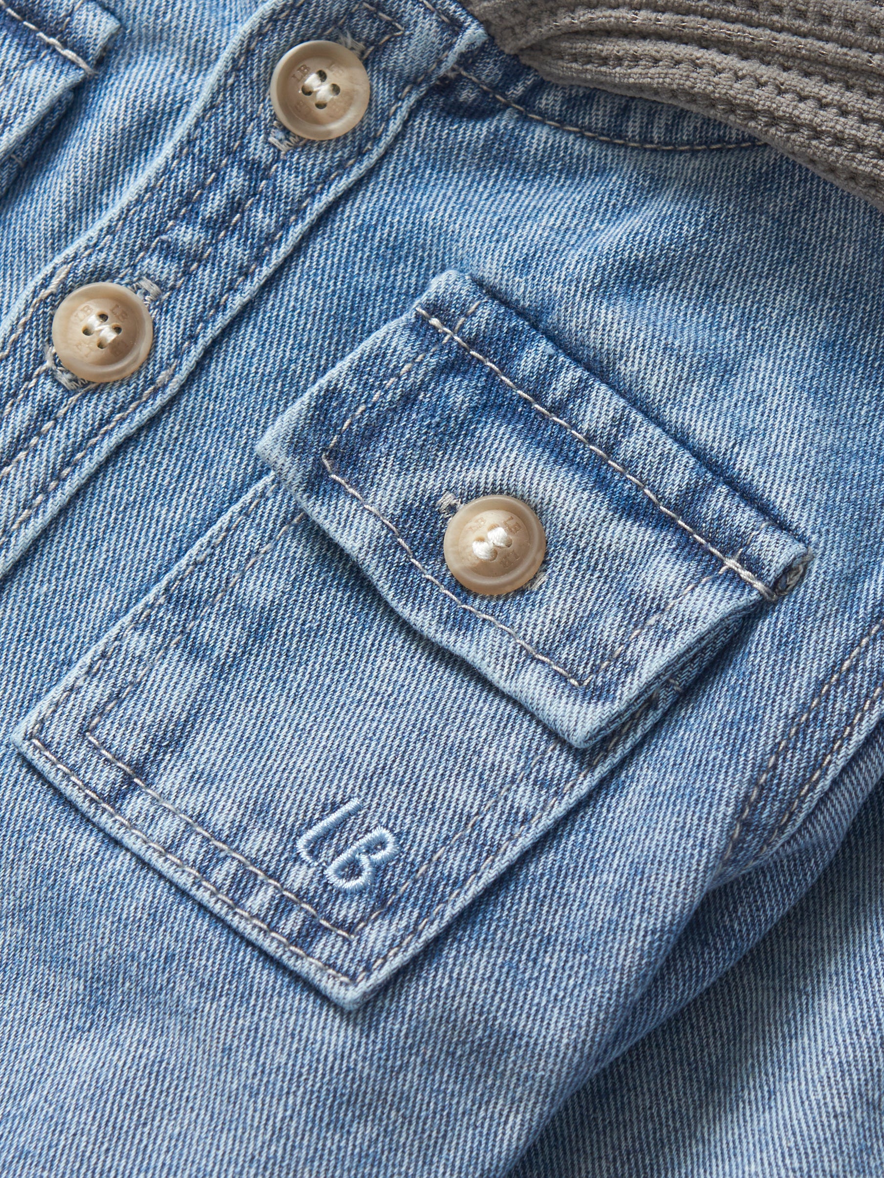 Stylish Light Wash Hooded Denim Shacket Jacket for Men & Women | Casual Outerwear for Fall & Spring | Perfect for Streetwear, Layering, and Everyday Fashion