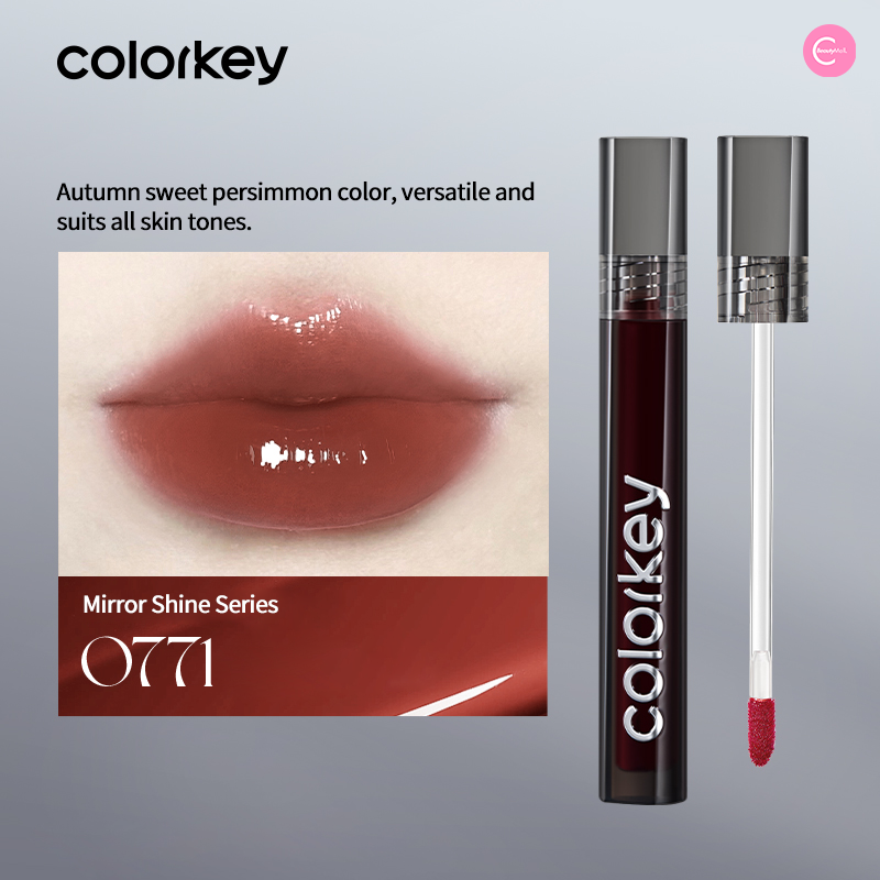 Colorkey 3rd Generation High Gloss Lip Glaze - Long Lasting Shiny Lip Gloss for Women, Hydrating & Non-Sticky Formula - Perfect for Daily Wear, Parties & Special Occasions