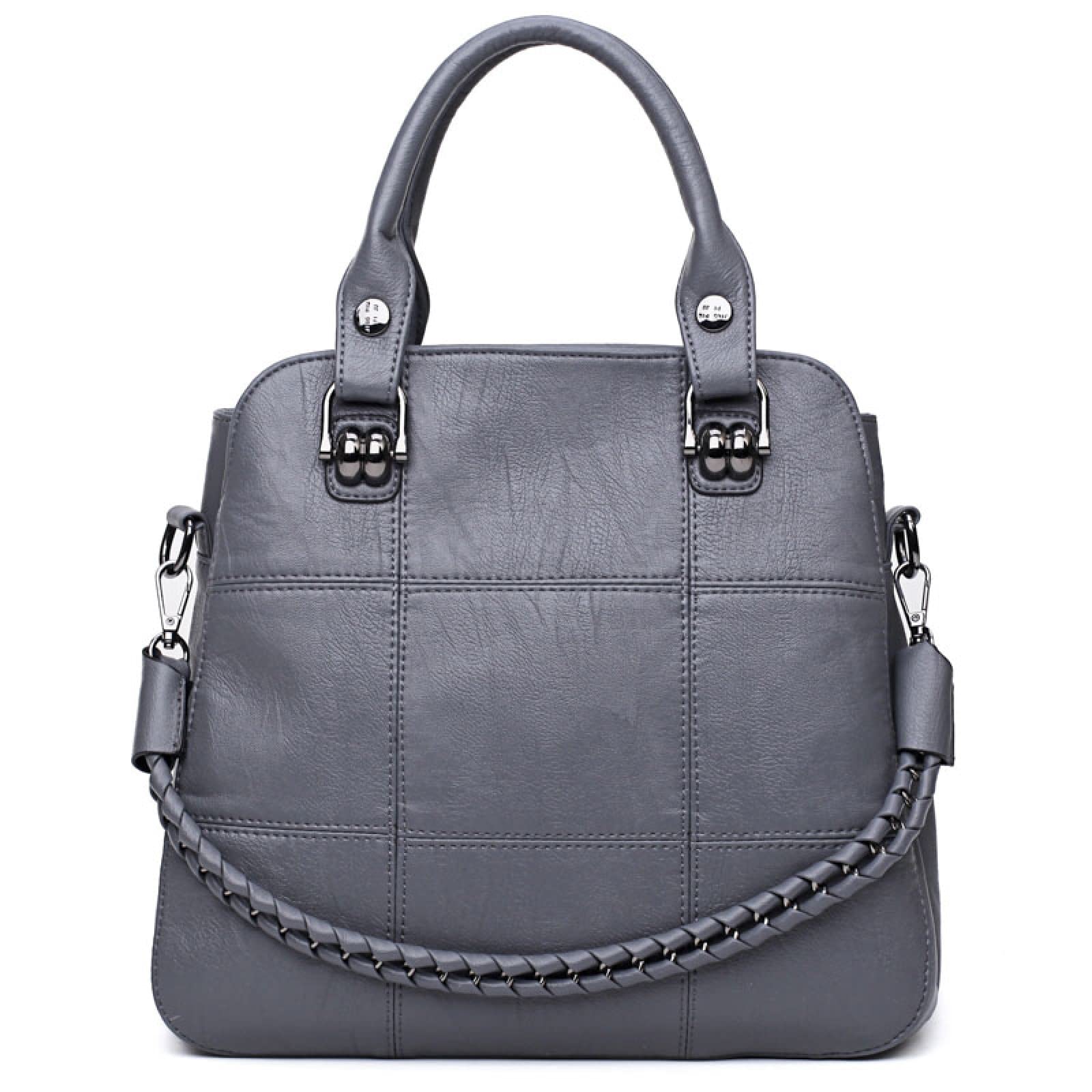 Luxury Vintage Leather Crossbody Bags for Women - Casual Large Shoulder Bag for Daily Use