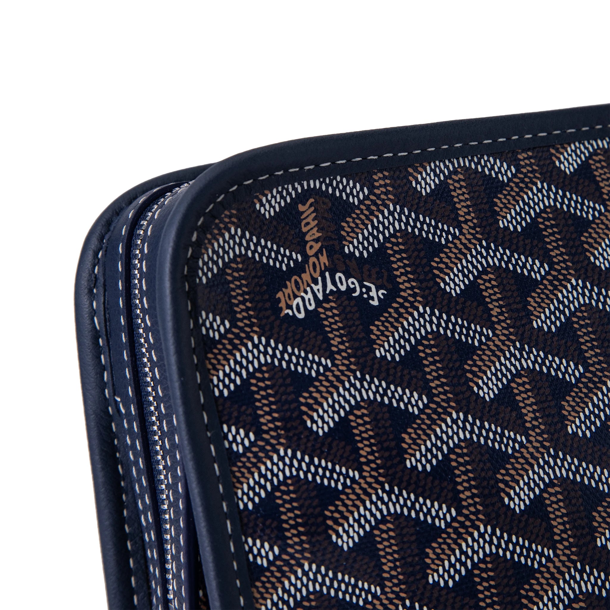 Goyard Jouvence MM Washbag - Premium Navy Blue Travel Cosmetic Bag for Women & Men | Perfect for Toiletries, Makeup, and Travel Essentials