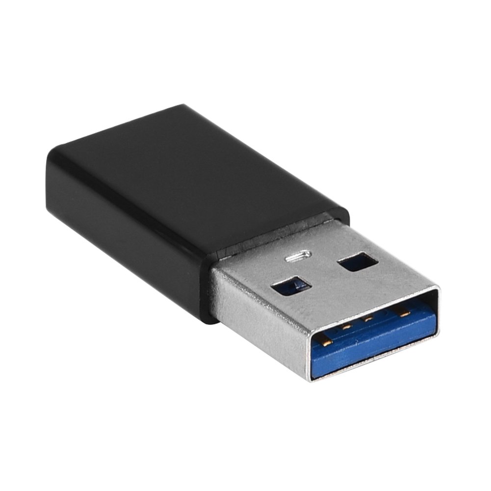 Premium USB to Type C Adapter - High Speed Data Transfer & Fast Charging - Compact Design for MacBook, Samsung Galaxy, iPad Pro - Perfect for Travel, Office & Home Use (Black)