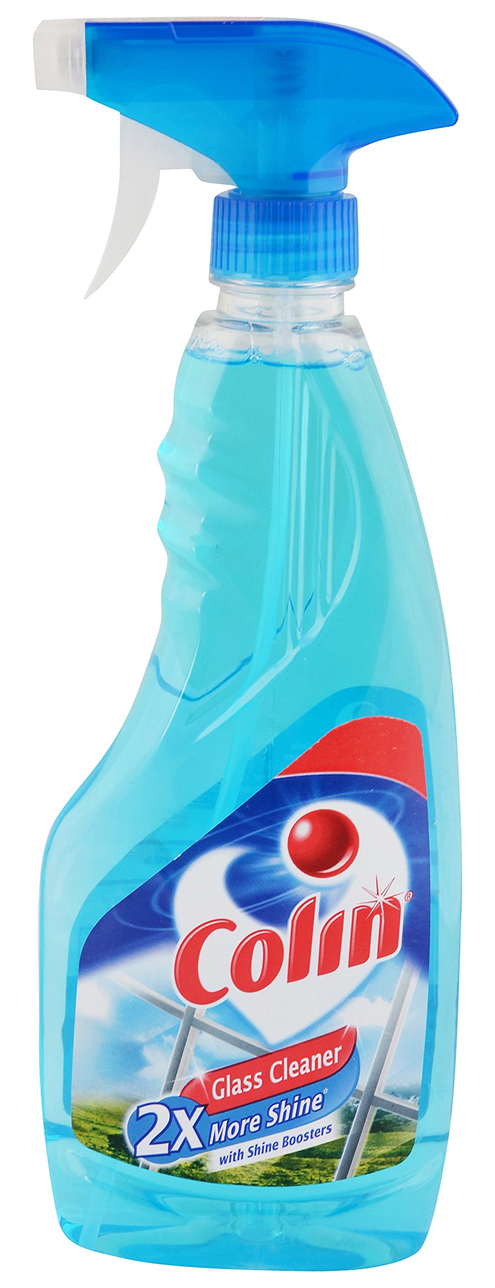 Colin Glass Cleaner - Citrus Scent, 500ml Bottle for Windows, Mirrors & Glass Surfaces | Streak-Free Cleaning for Home & Office Use