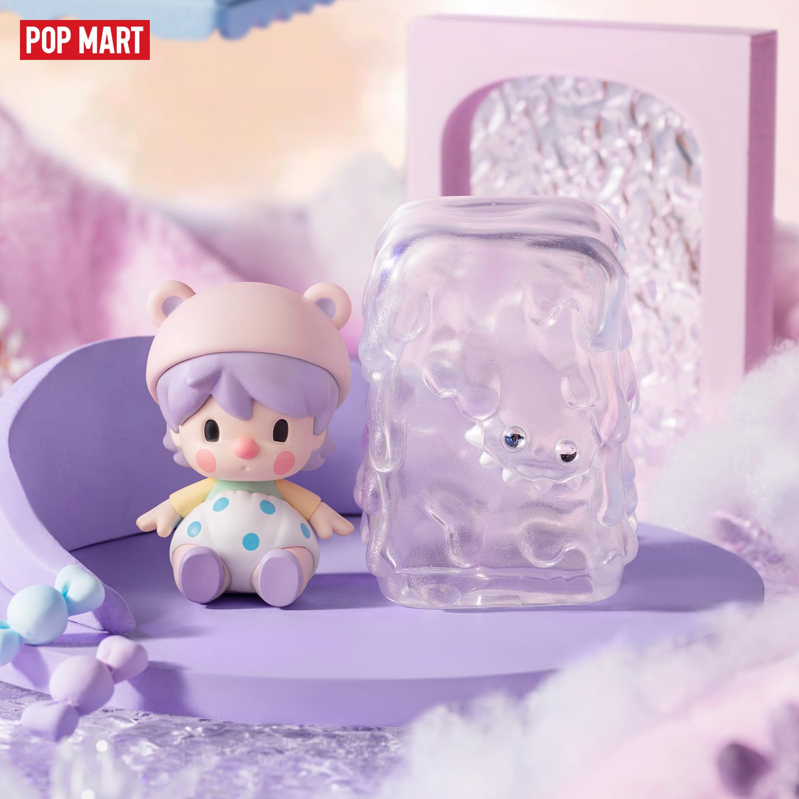 POP MART Sweet Bean × INSTINCTOY Sweet Together Series - 12PCs Blind Box Collectible Figures (Random Design) | Cute Action Figure Toys for Home Decor, Holiday & Birthday Gifts | Perfect for Anime Fans, Kawaii Collectors & Office Desk Display