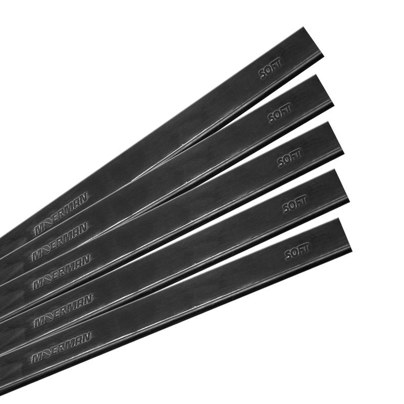 Moerman Dura Flex Soft Rubber Squeegee Blade - Heavy Duty Window Cleaning Tool for Home, Car, and Commercial Use - Streak-Free & Durable for Glass, Mirrors, and Shower Doors
