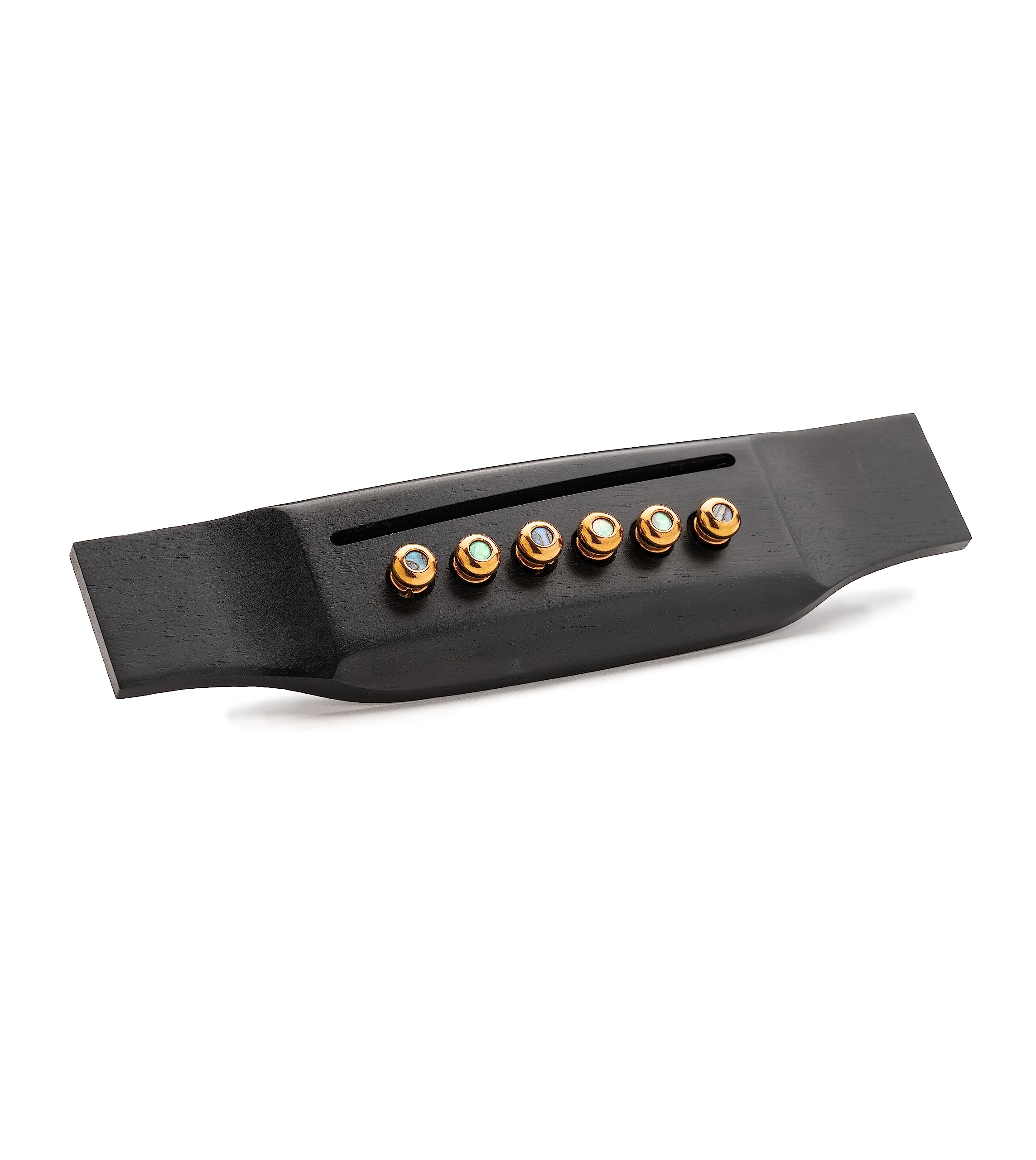 Martin Guitar LUXE Acoustic Guitar Bridge Pins Set - Gold with Pearl Inlay (6 Pins) | Premium Replacement for Martin & Other Acoustic Guitars | Perfect for String Changes & Guitar Maintenance