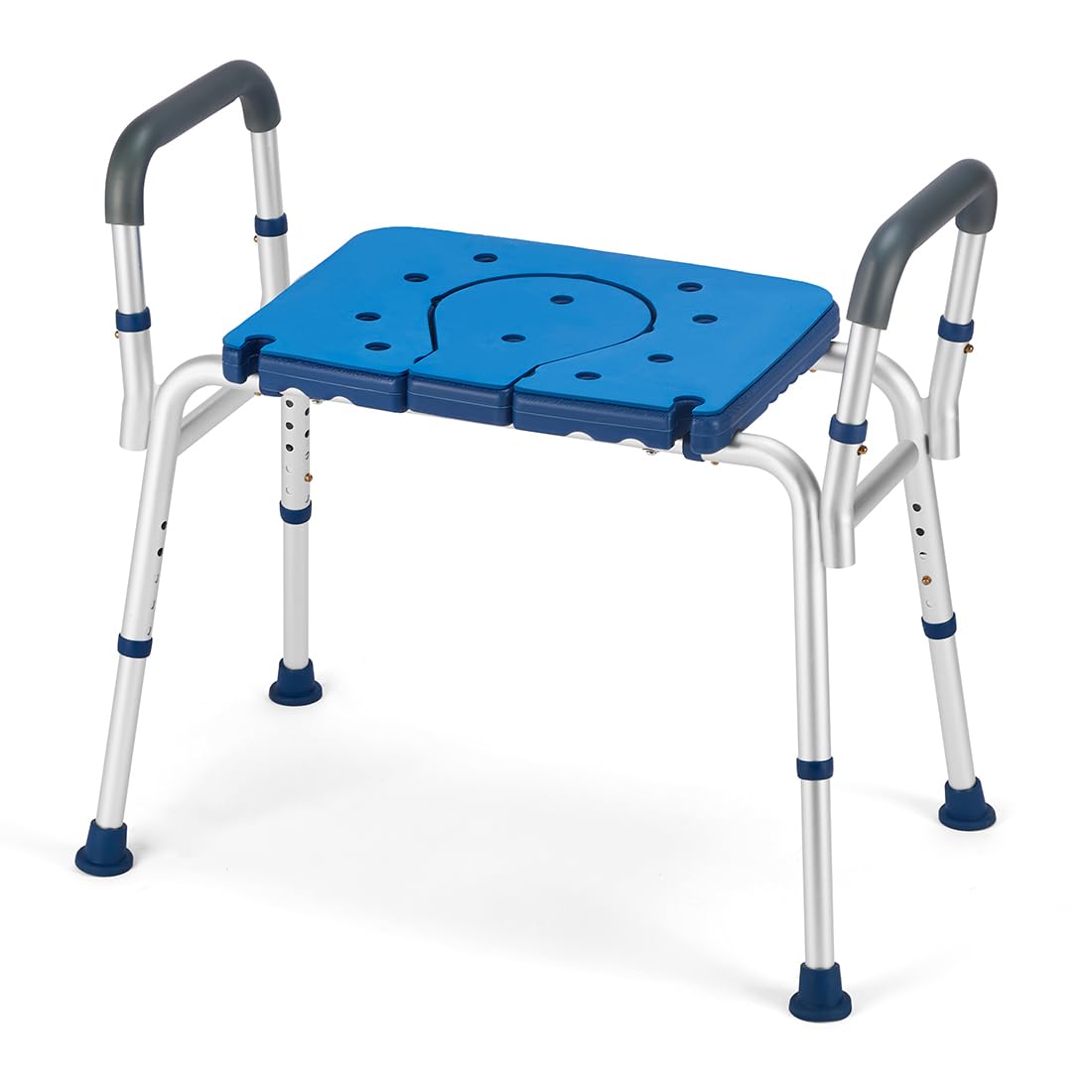 GreenChief Extra Large Bariatric Shower Chair - 700lb Heavy Duty Shower Bench with Wide Seat & Handles - Sturdy Bath Seat for Elderly, Disabled & Obese Adults - Ideal for Safe Bathing & Showering in Home or Healthcare Facilities