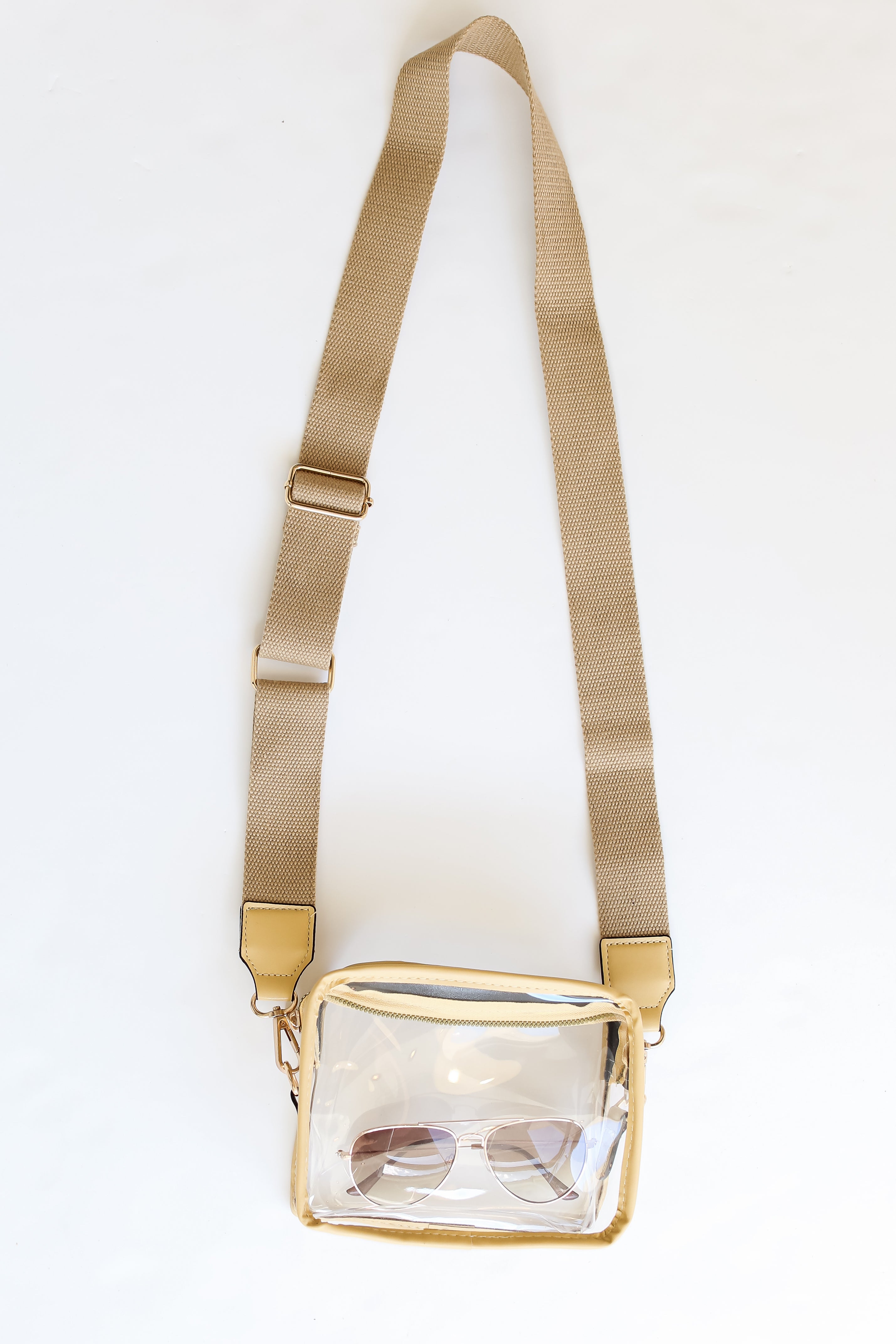 Always With Me Clear Crossbody Bag - Waterproof Transparent Shoulder Purse for Women - Perfect for Concerts, Festivals, Travel & Everyday Use