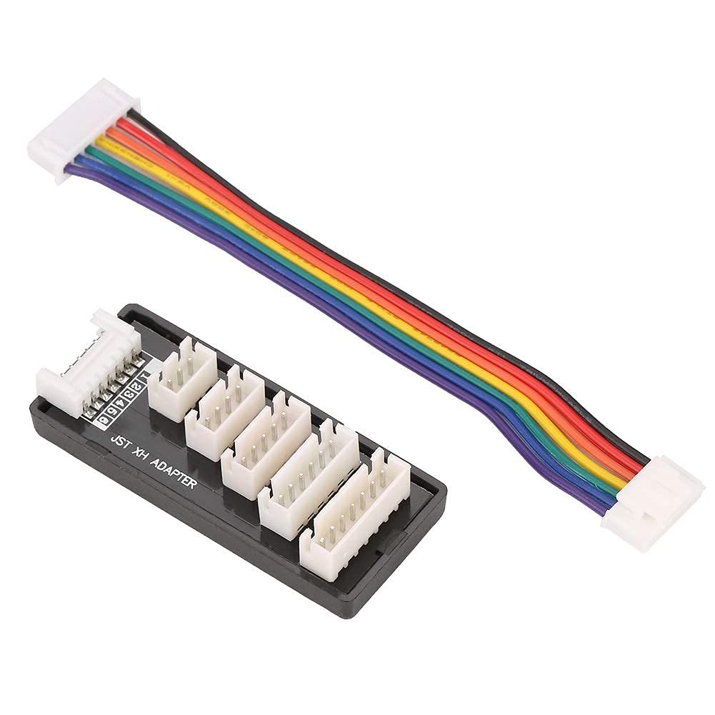 2S-6S LiPo Battery Balance Charger Expansion Board with JST XH Adapter - Parallel Charging Board for RC Drones, Airplanes, and DIY Electronics Projects