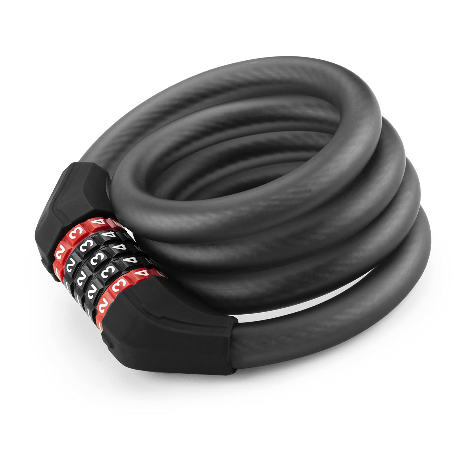 ROCKBROS 5-Digit Combination Bike Lock Cable - 47 Inch Heavy Duty Security Cable for Road Bikes, Mountain Bikes, Motorcycles, Strollers, Ladders & Gates | Anti-Theft Protection for Outdoor & Urban Commuting
