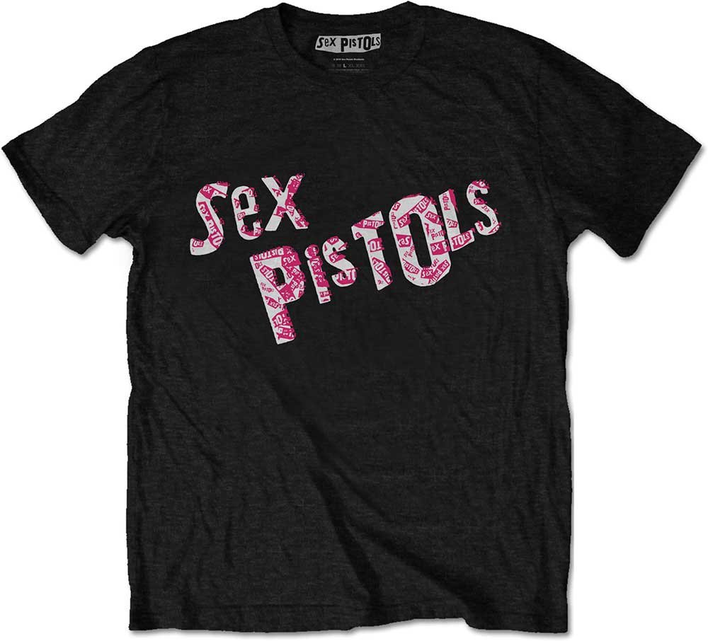 Sex Pistols 'Multi Logo' Vintage Punk Rock Band T-Shirt - Unisex Cotton Tee for Concerts & Casual Wear
